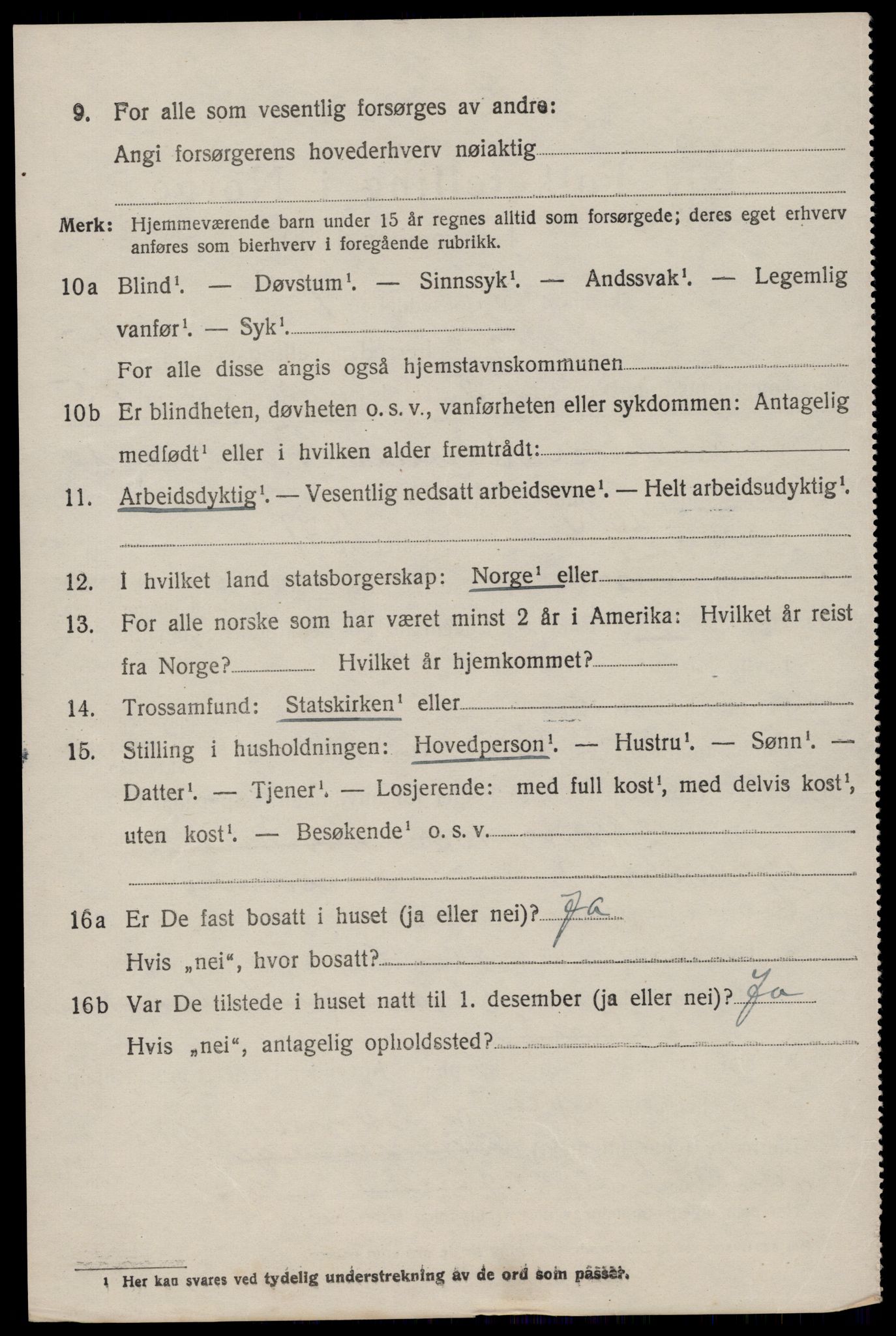 SAST, 1920 census for Høyland, 1920, p. 13935