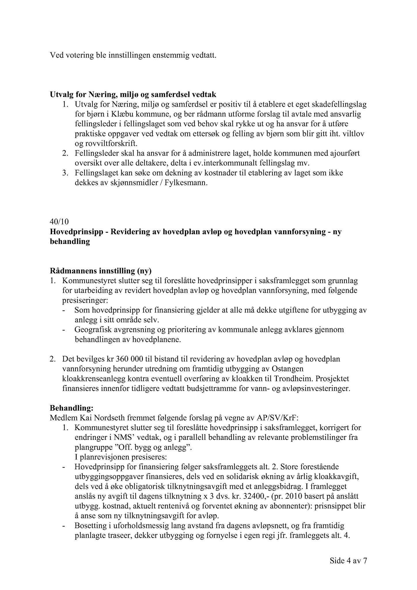 Klæbu Kommune, TRKO/KK/13-NMS/L003: Utvalg for næring, miljø og samferdsel, 2010, p. 138