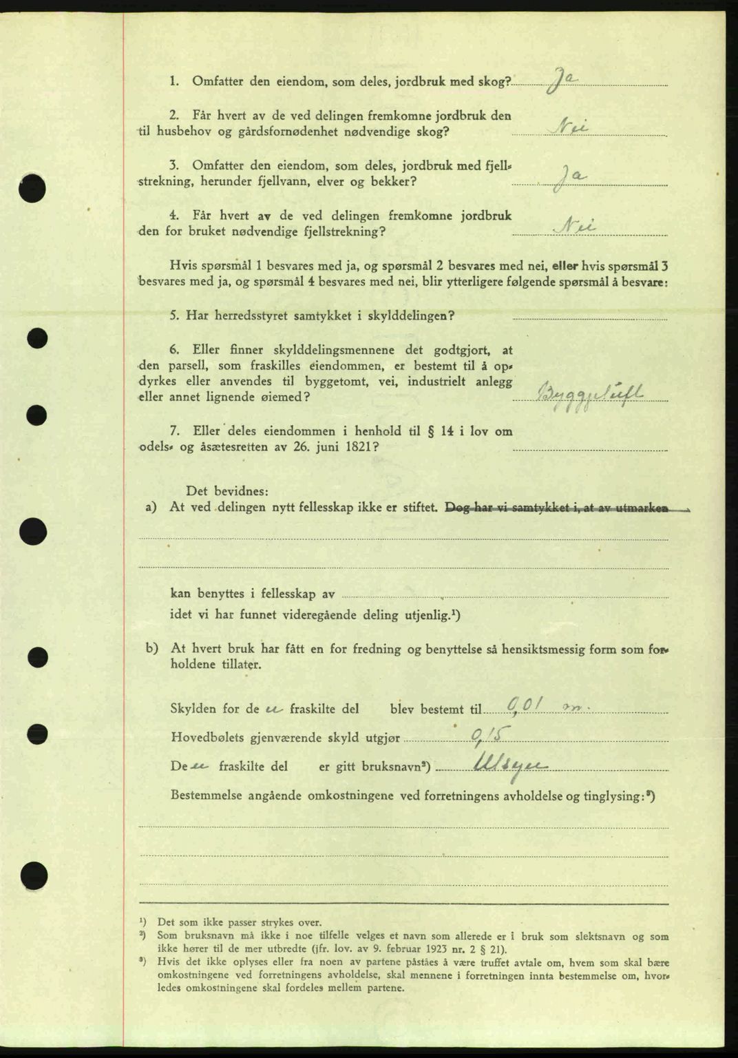 Nordre Sunnmøre sorenskriveri, AV/SAT-A-0006/1/2/2C/2Ca: Mortgage book no. A20a, 1945-1945, Diary no: : 786/1945