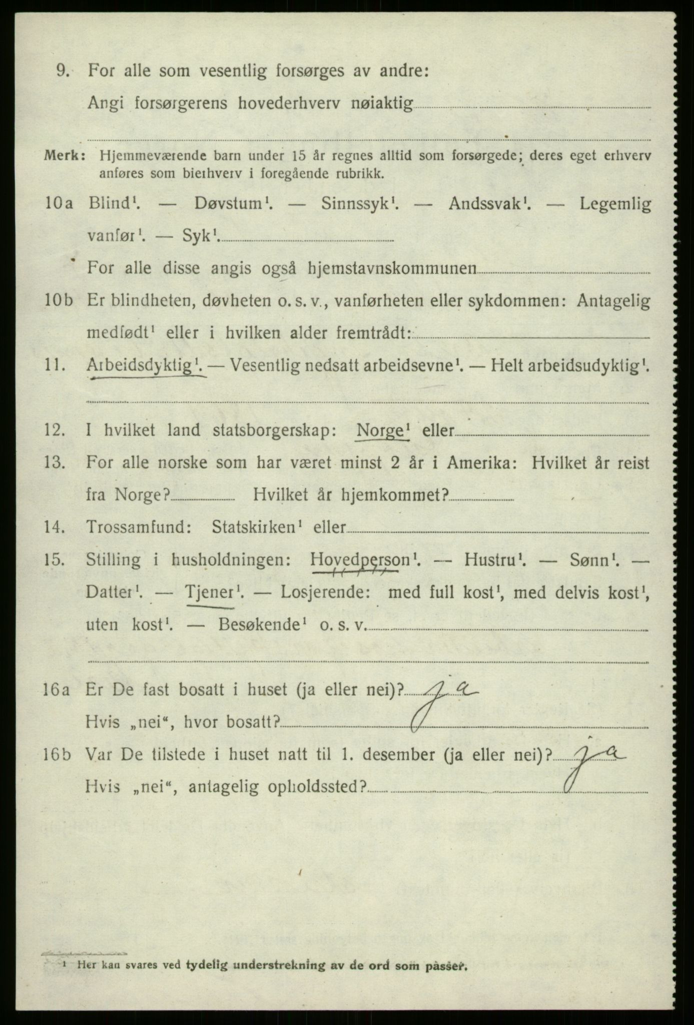 SAB, 1920 census for Gloppen, 1920, p. 4389