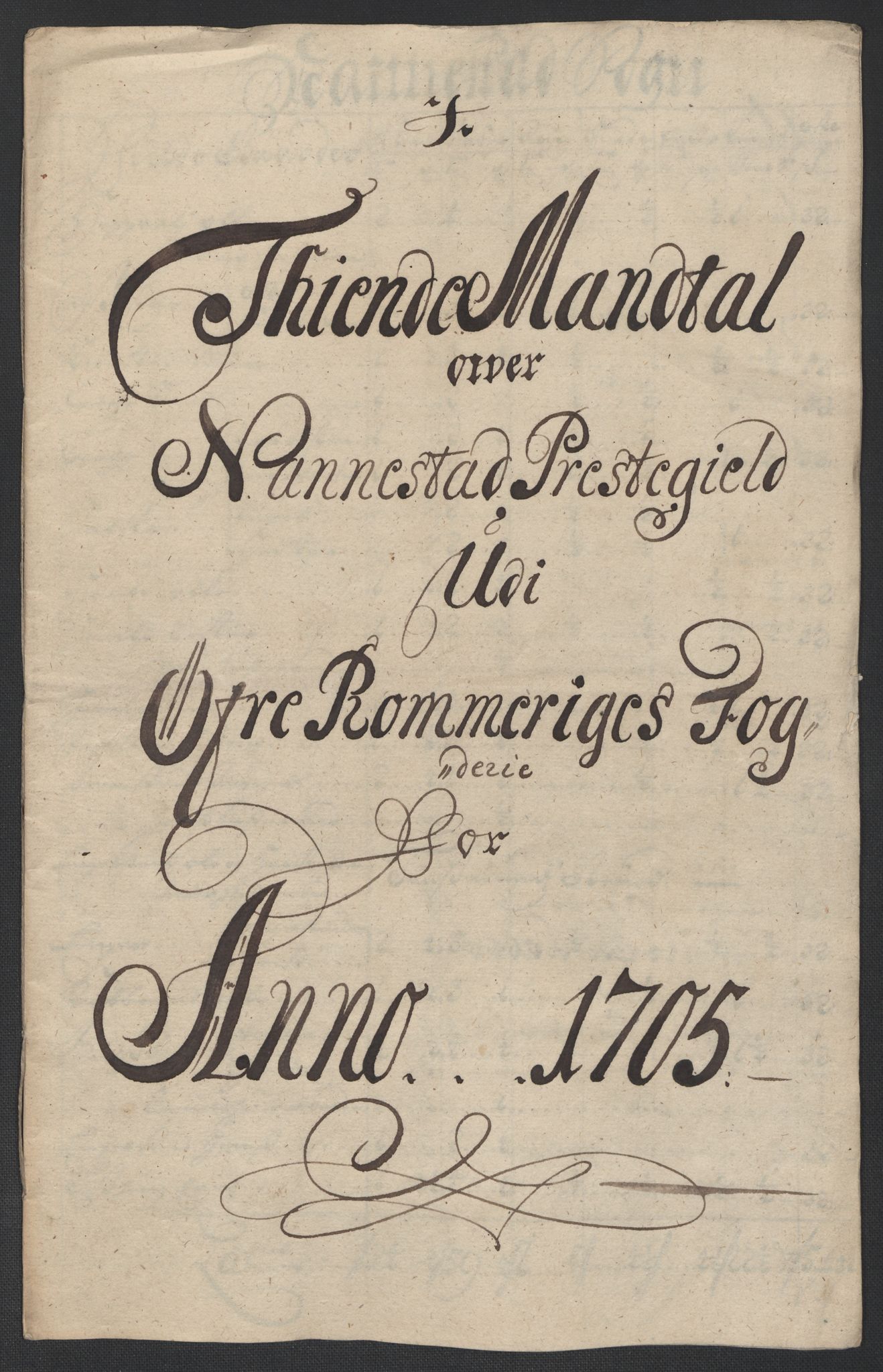Rentekammeret inntil 1814, Reviderte regnskaper, Fogderegnskap, RA/EA-4092/R12/L0717: Fogderegnskap Øvre Romerike, 1704-1705, p. 265