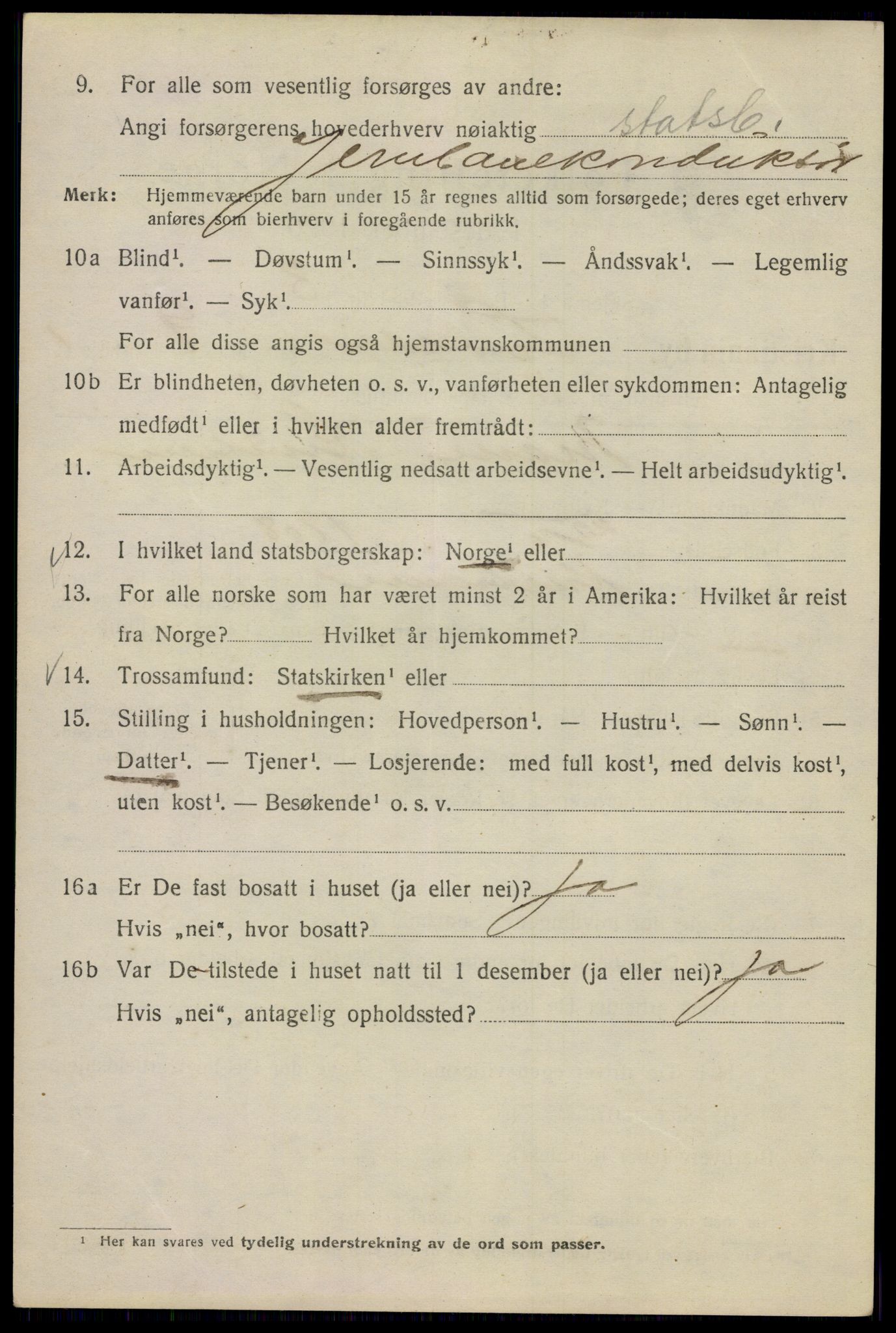 SAO, 1920 census for Kristiania, 1920, p. 560842