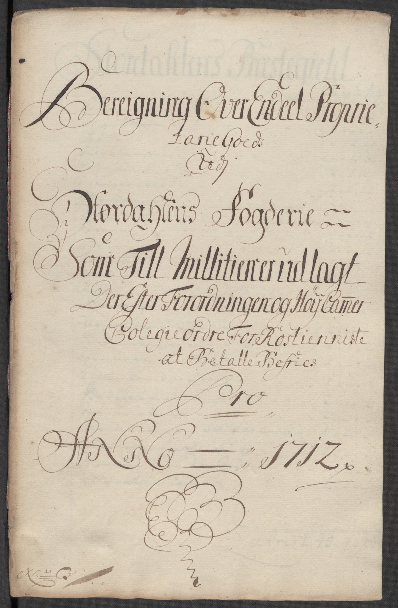 Rentekammeret inntil 1814, Reviderte regnskaper, Fogderegnskap, RA/EA-4092/R62/L4202: Fogderegnskap Stjørdal og Verdal, 1712, p. 84