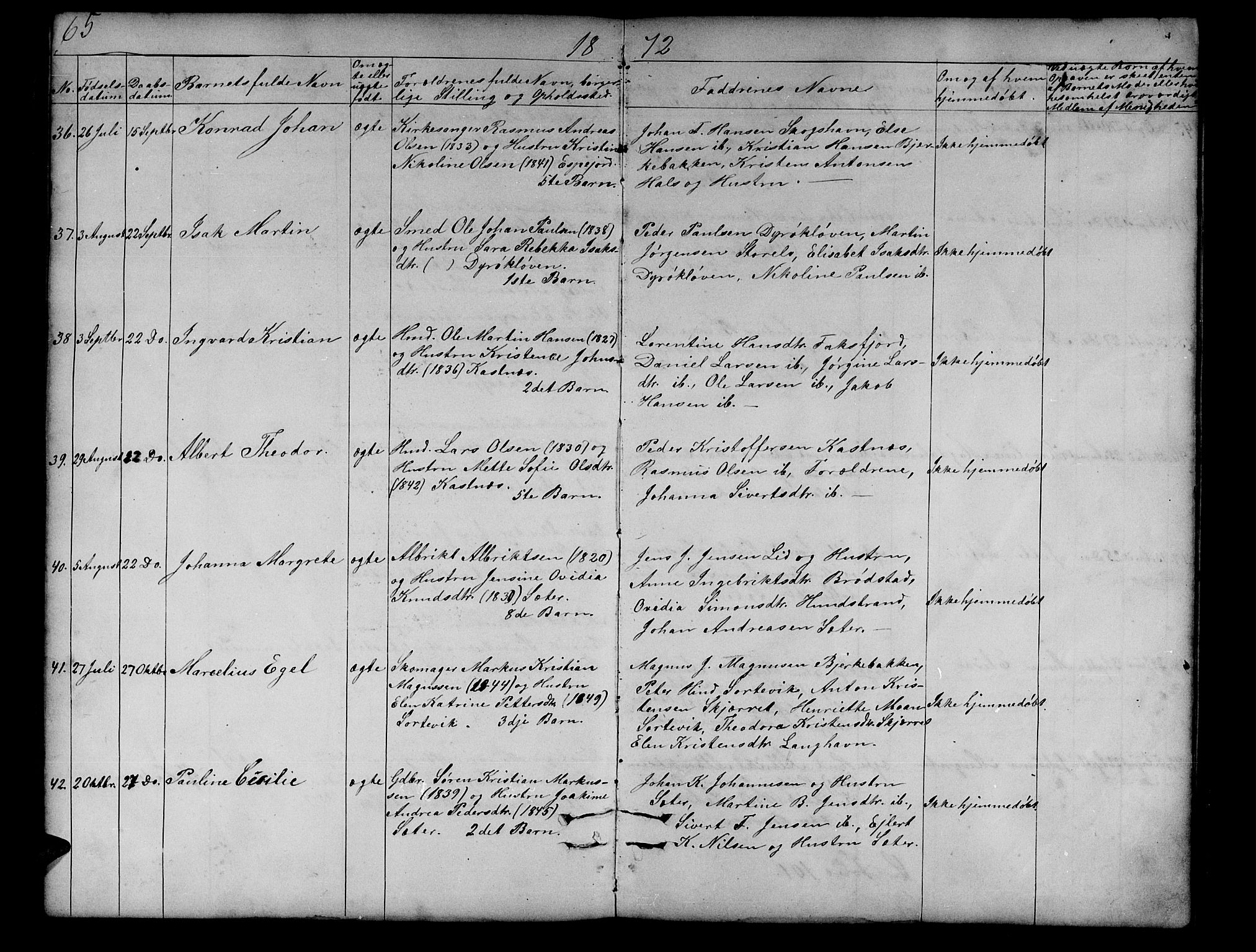 Tranøy sokneprestkontor, AV/SATØ-S-1313/I/Ia/Iab/L0012klokker: Parish register (copy) no. 12, 1859-1874, p. 65