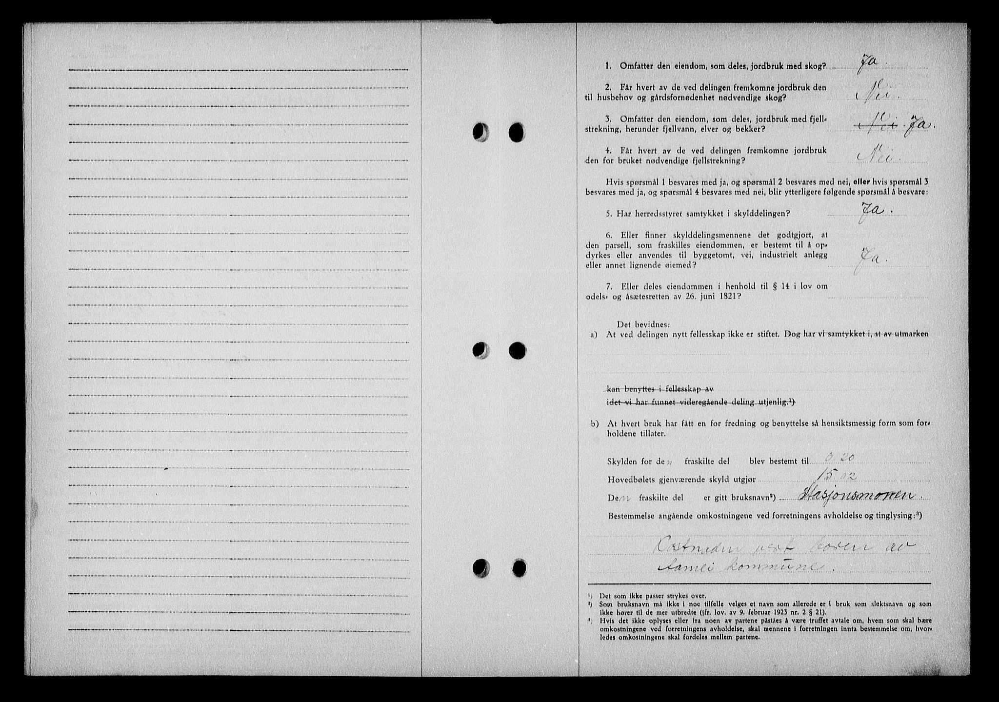 Nedenes sorenskriveri, AV/SAK-1221-0006/G/Gb/Gba/L0048: Mortgage book no. A-II, 1940-1941, Diary no: : 30/1941