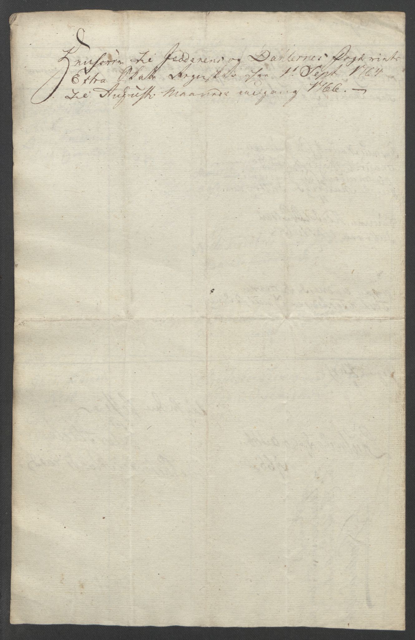 Rentekammeret inntil 1814, Reviderte regnskaper, Fogderegnskap, RA/EA-4092/R46/L2836: Ekstraskatten Jæren og Dalane, 1764-1766, p. 163