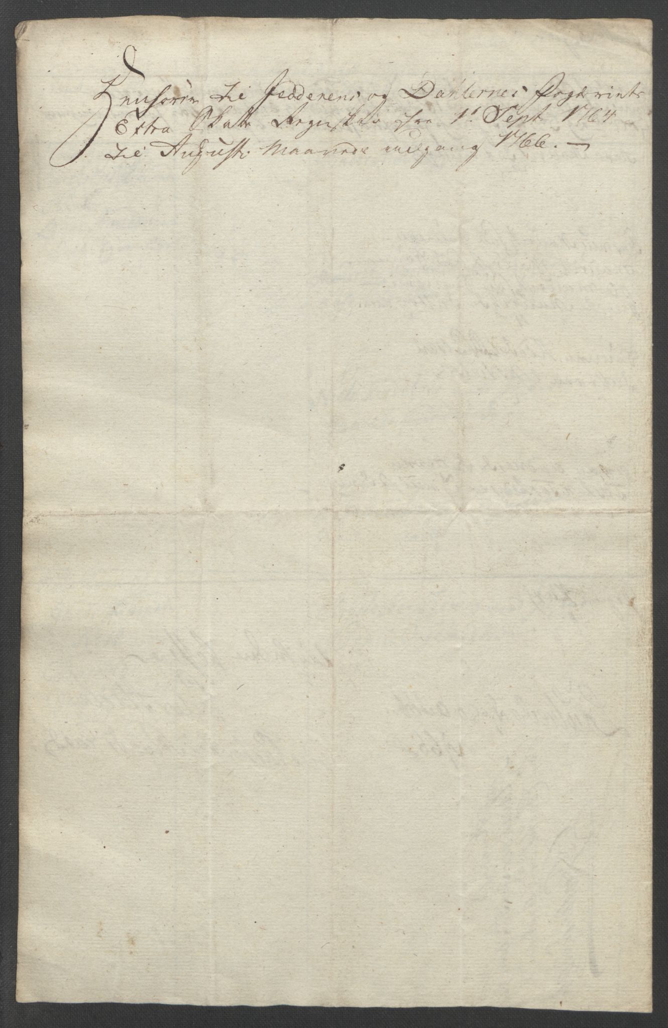 Rentekammeret inntil 1814, Reviderte regnskaper, Fogderegnskap, AV/RA-EA-4092/R46/L2836: Ekstraskatten Jæren og Dalane, 1764-1766, p. 163