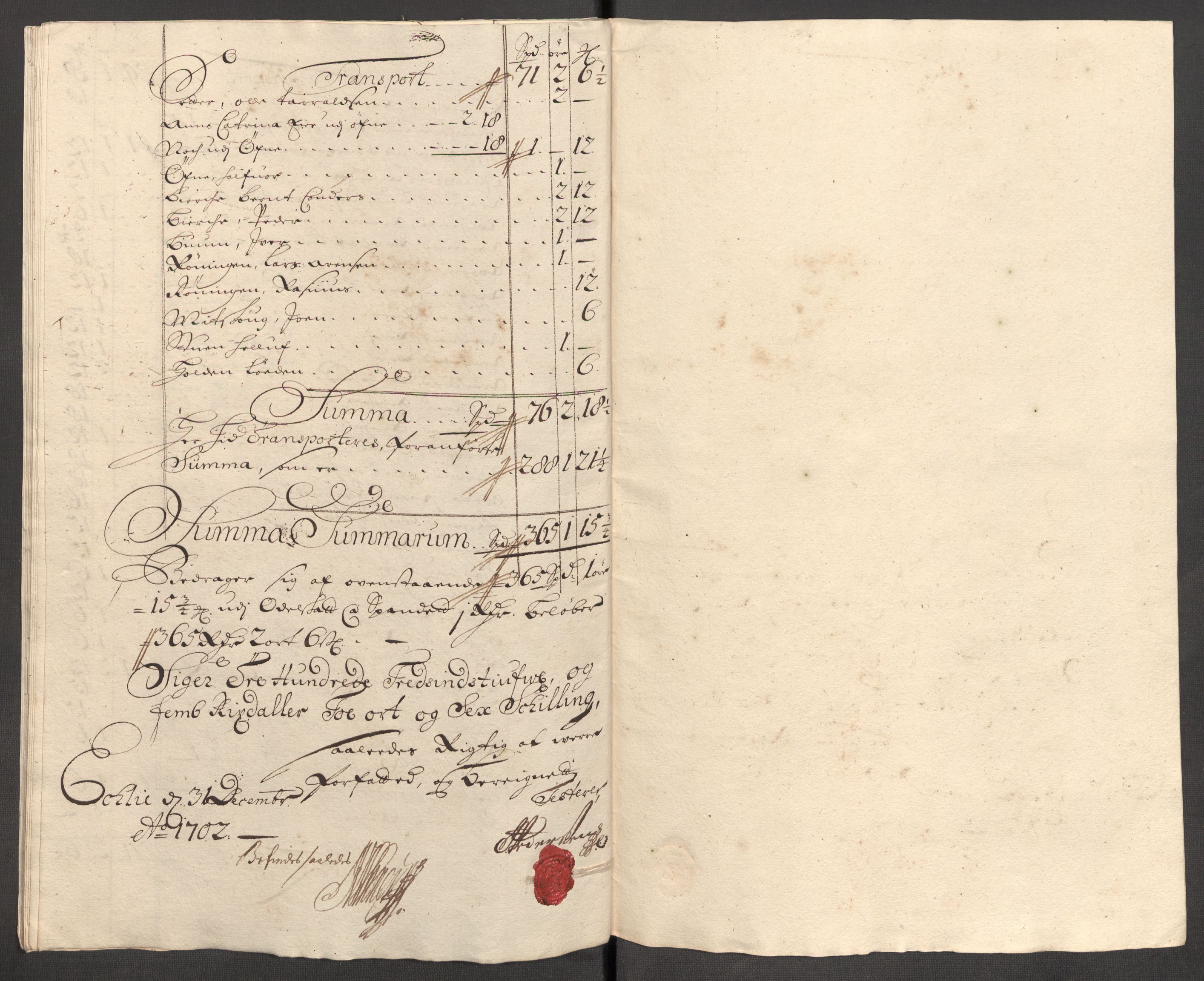 Rentekammeret inntil 1814, Reviderte regnskaper, Fogderegnskap, AV/RA-EA-4092/R60/L3952: Fogderegnskap Orkdal og Gauldal, 1702, p. 199