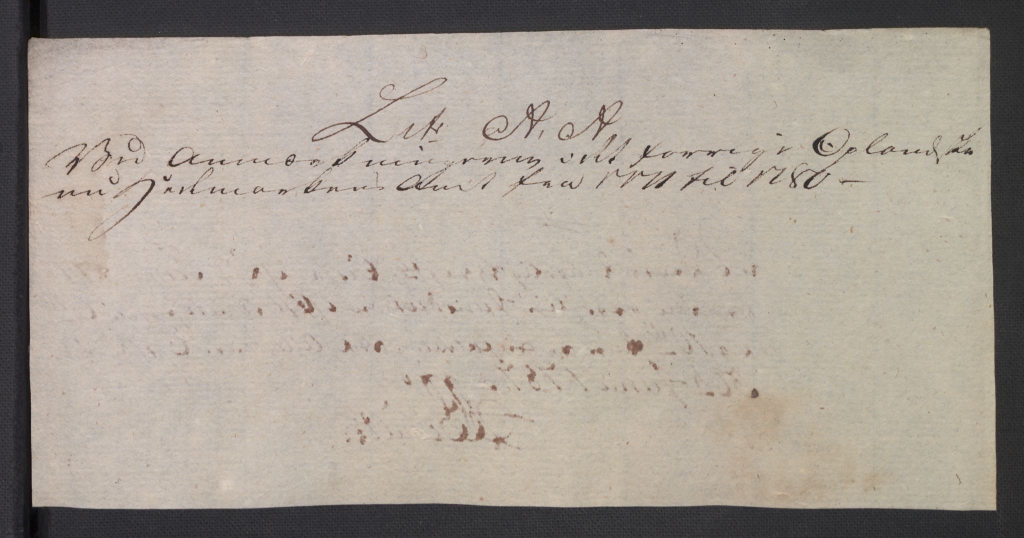 Rentekammeret inntil 1814, Reviderte regnskaper, Mindre regnskaper, AV/RA-EA-4068/Rb/L0014: Opplands amt, 1771-1779, p. 652