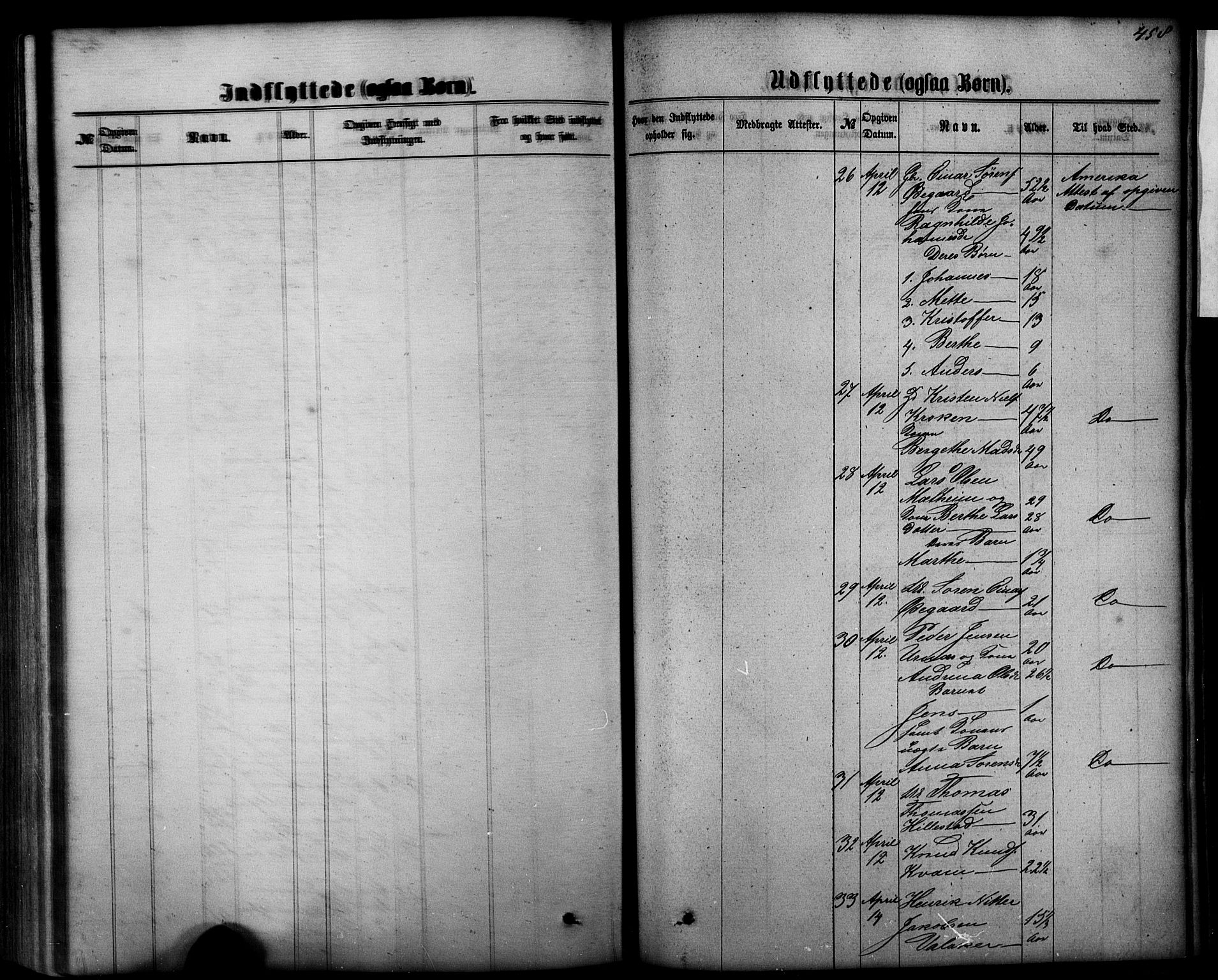 Hafslo sokneprestembete, AV/SAB-A-80301/H/Hab/Haba/L0001: Parish register (copy) no. A 1, 1866-1908, p. 458