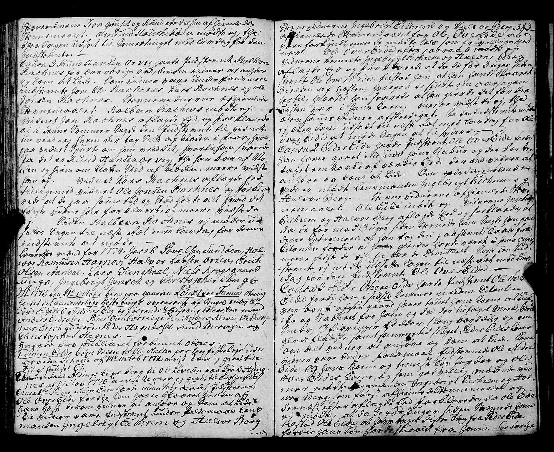 Romsdal sorenskriveri, SAT/A-4149/1/1/1A/L0015: Tingbok, 1765-1775, p. 382b-383a
