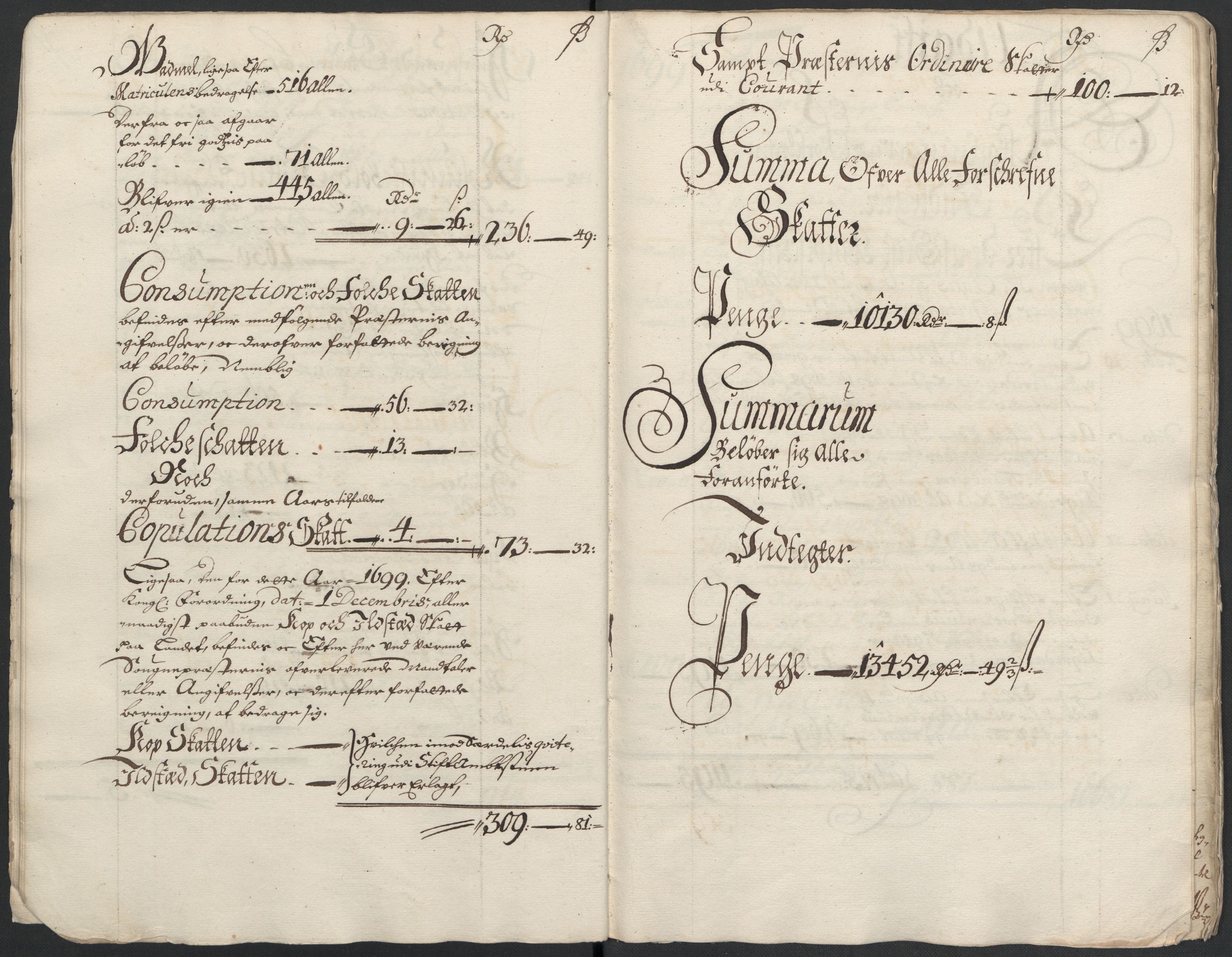 Rentekammeret inntil 1814, Reviderte regnskaper, Fogderegnskap, AV/RA-EA-4092/R17/L1172: Fogderegnskap Gudbrandsdal, 1699, p. 16