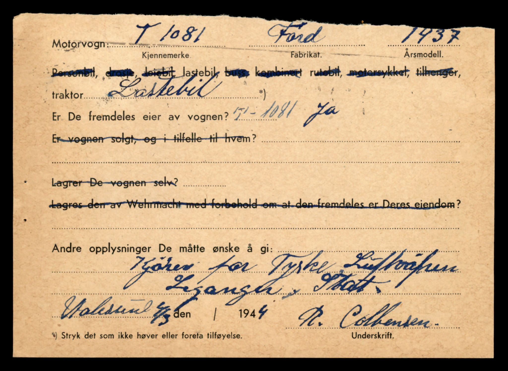 Møre og Romsdal vegkontor - Ålesund trafikkstasjon, AV/SAT-A-4099/F/Fe/L0033: Registreringskort for kjøretøy T 12151 - T 12474, 1927-1998, p. 783