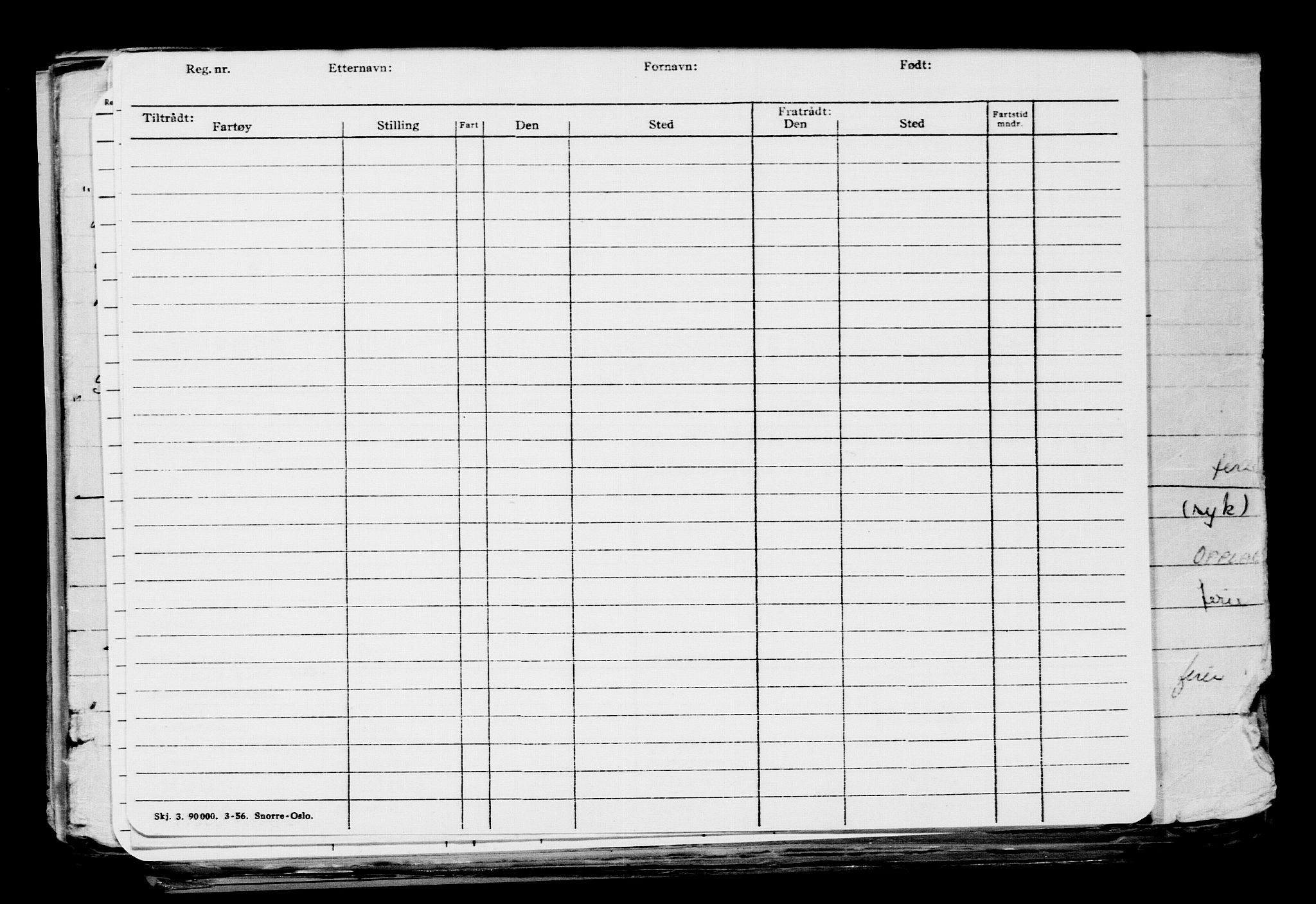 Direktoratet for sjømenn, AV/RA-S-3545/G/Gb/L0070: Hovedkort, 1907, p. 8