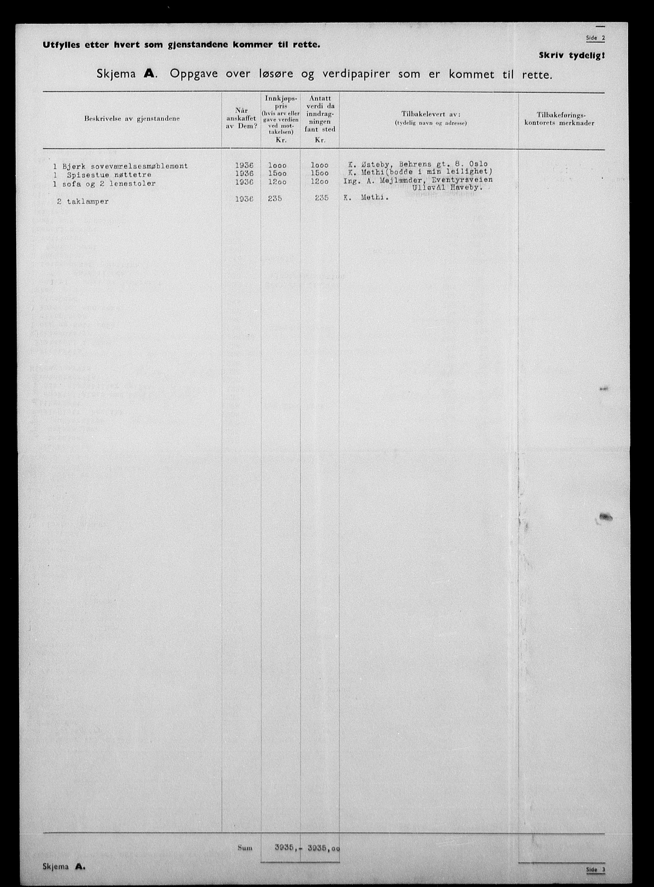 Justisdepartementet, Tilbakeføringskontoret for inndratte formuer, AV/RA-S-1564/H/Hc/Hcc/L0964: --, 1945-1947, p. 27