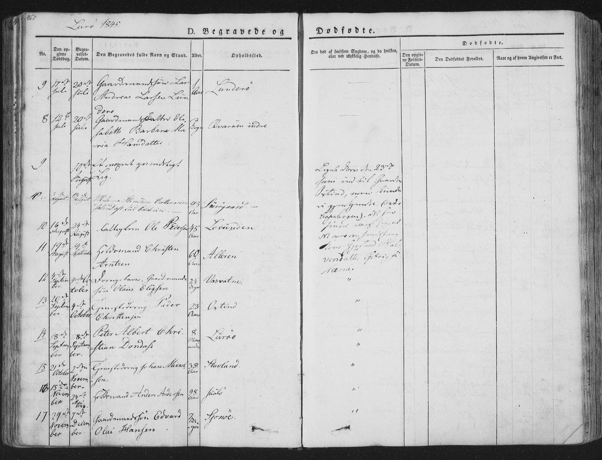 Ministerialprotokoller, klokkerbøker og fødselsregistre - Nordland, SAT/A-1459/839/L0566: Parish register (official) no. 839A03, 1825-1862, p. 467