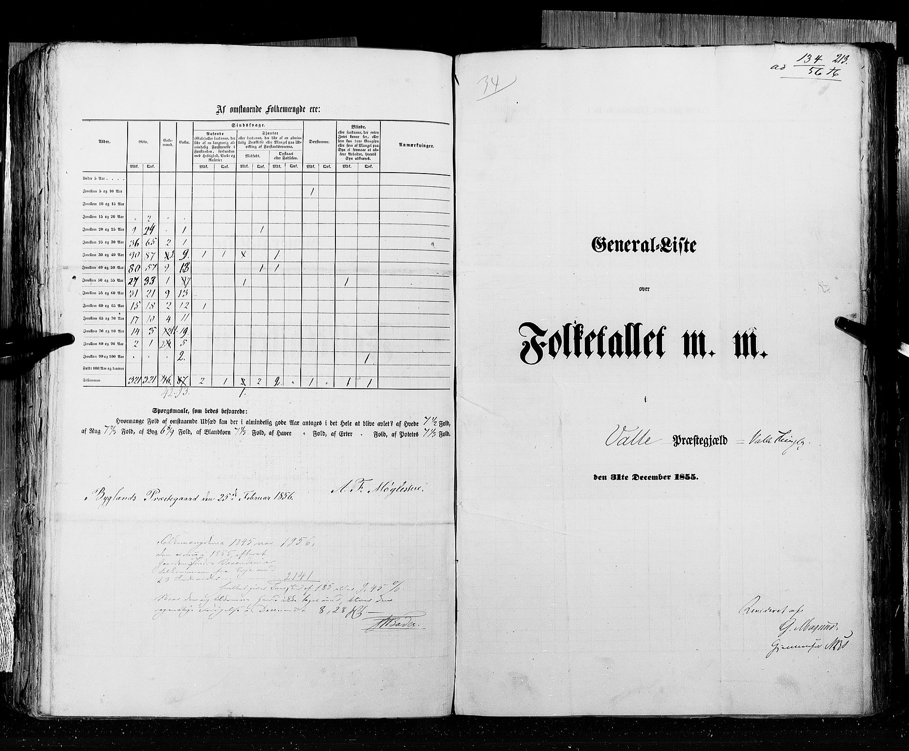 RA, Census 1855, vol. 3: Bratsberg amt, Nedenes amt og Lister og Mandal amt, 1855, p. 213