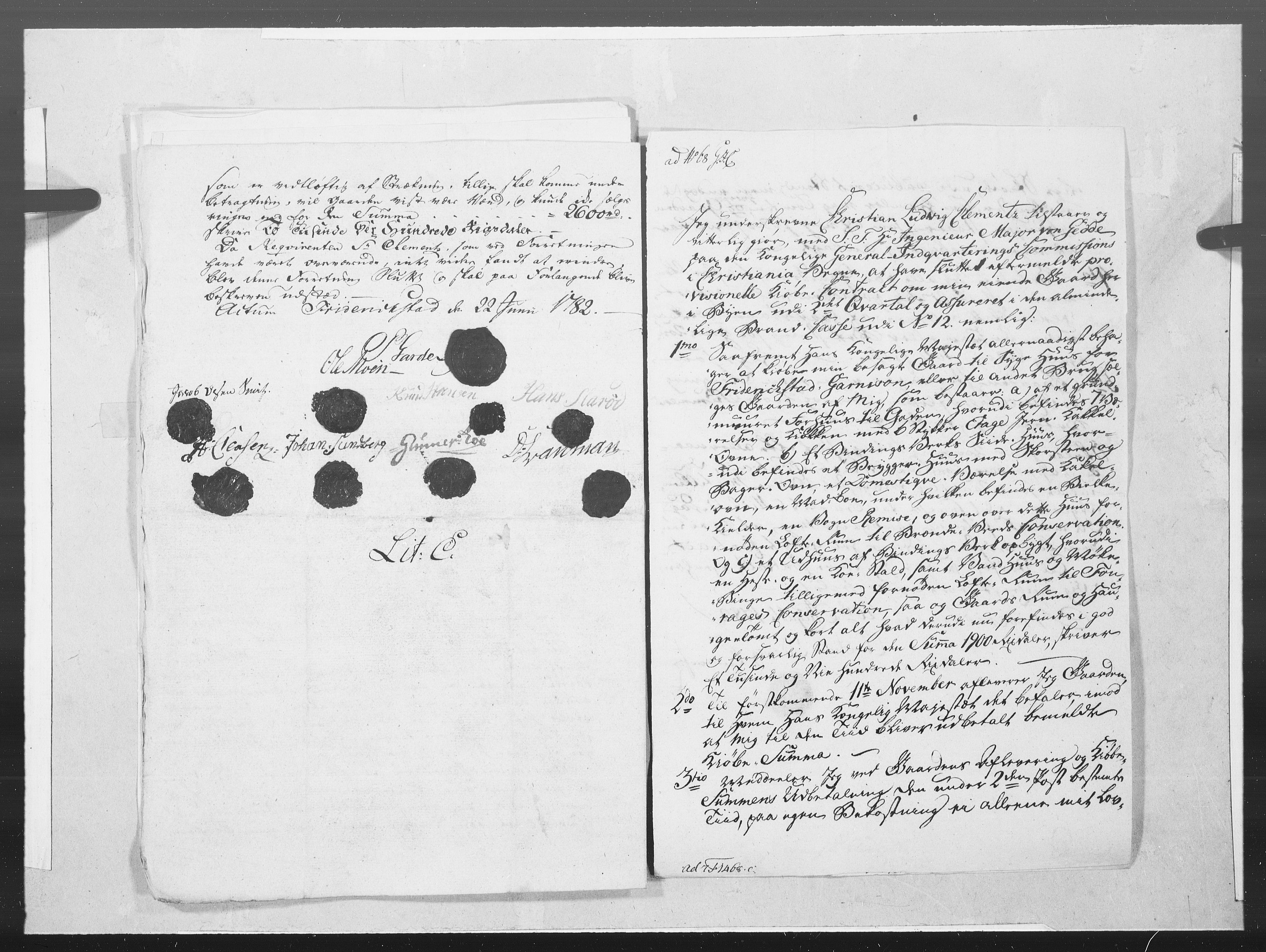 Danske Kanselli 1572-1799, AV/RA-EA-3023/F/Fc/Fcc/Fcca/L0245: Norske innlegg 1572-1799, 1783, p. 11