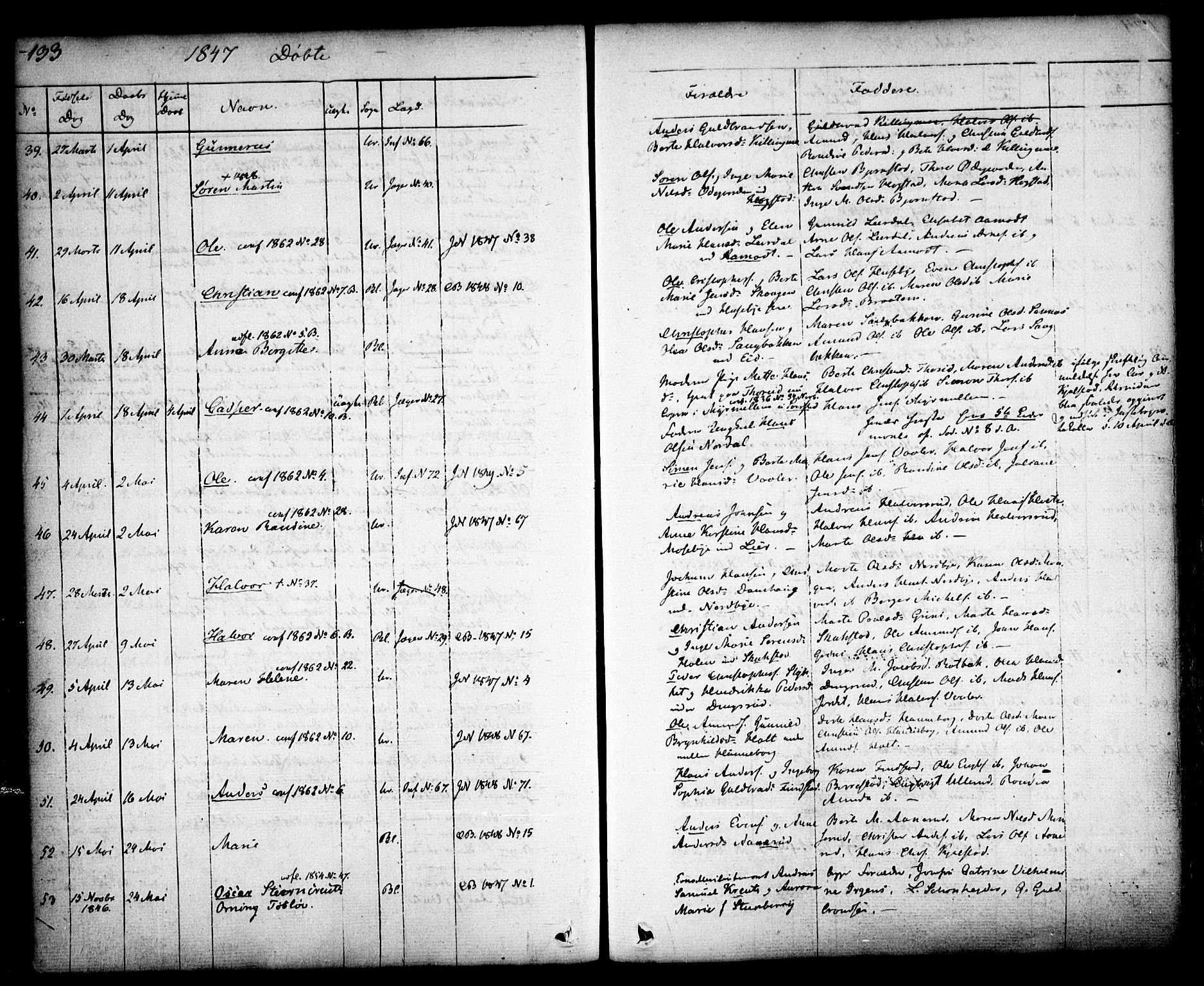 Aurskog prestekontor Kirkebøker, AV/SAO-A-10304a/F/Fa/L0006: Parish register (official) no. I 6, 1829-1853, p. 133