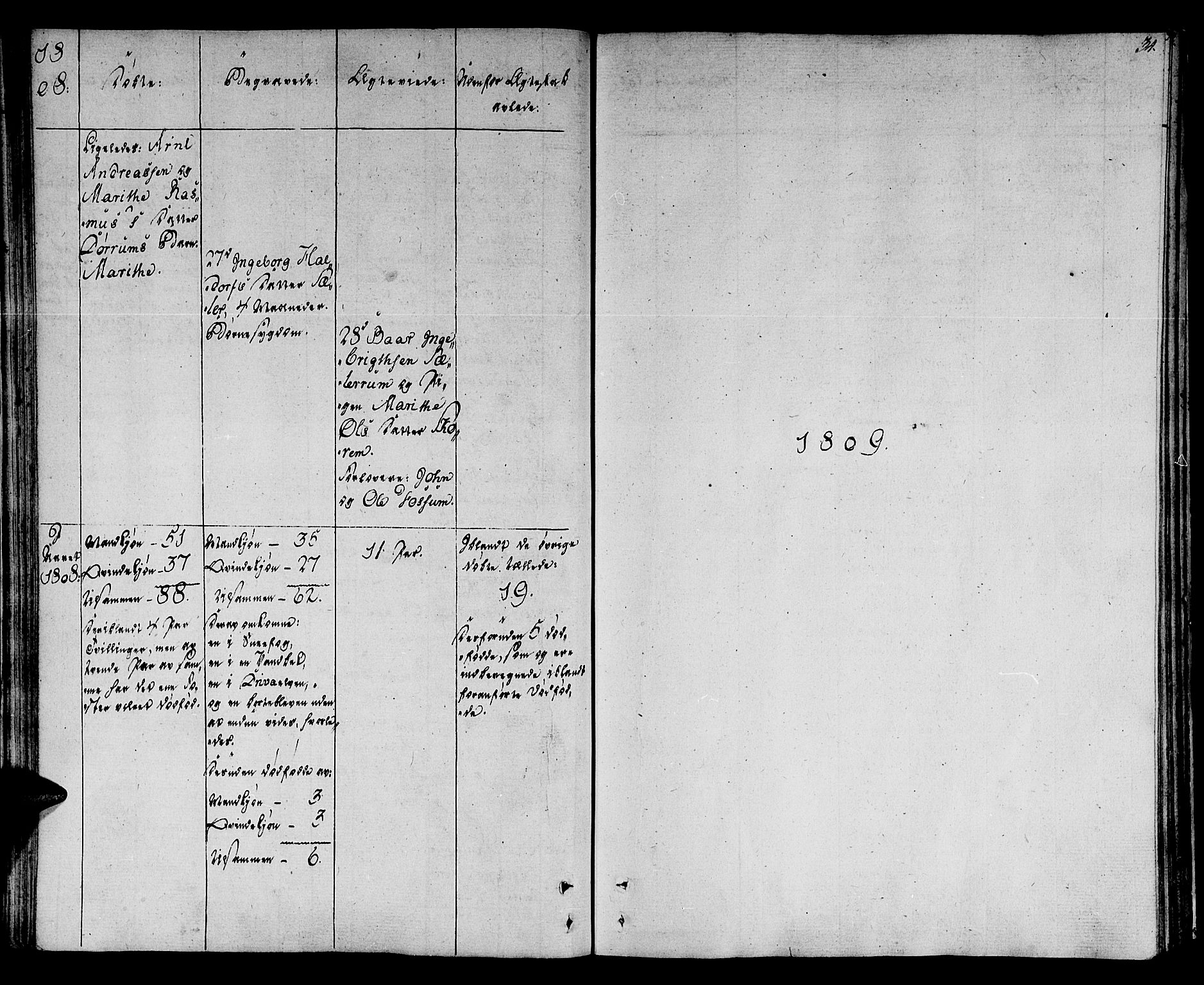 Ministerialprotokoller, klokkerbøker og fødselsregistre - Sør-Trøndelag, SAT/A-1456/678/L0894: Parish register (official) no. 678A04, 1806-1815, p. 34
