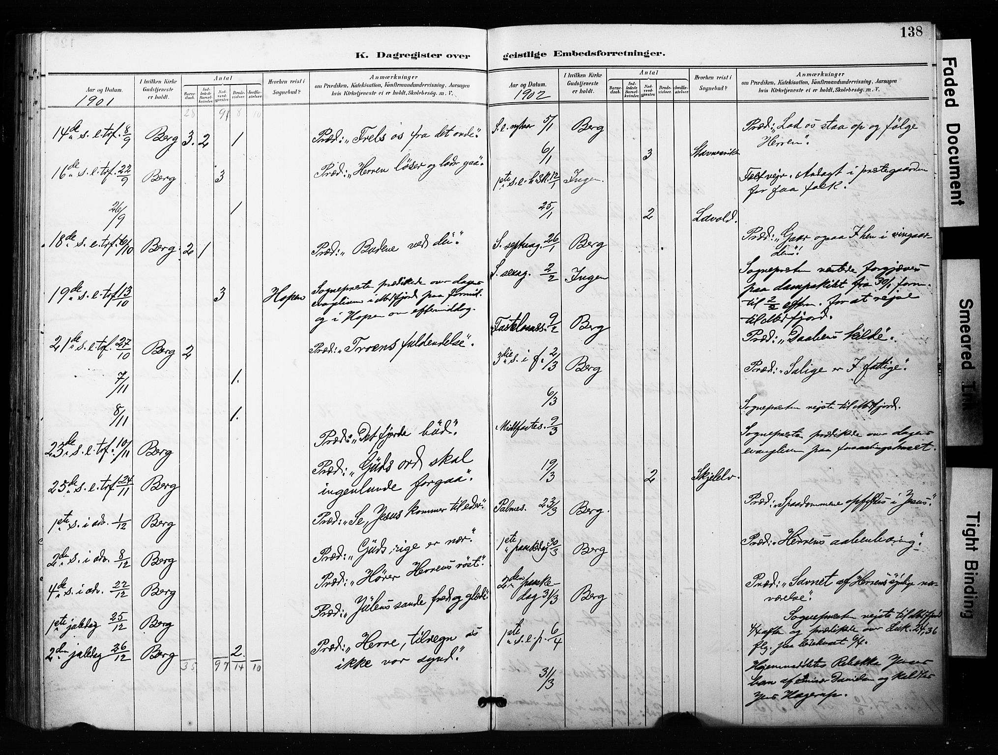 Berg sokneprestkontor, SATØ/S-1318/G/Ga/Gaa/L0005kirke: Parish register (official) no. 5, 1894-1905, p. 138
