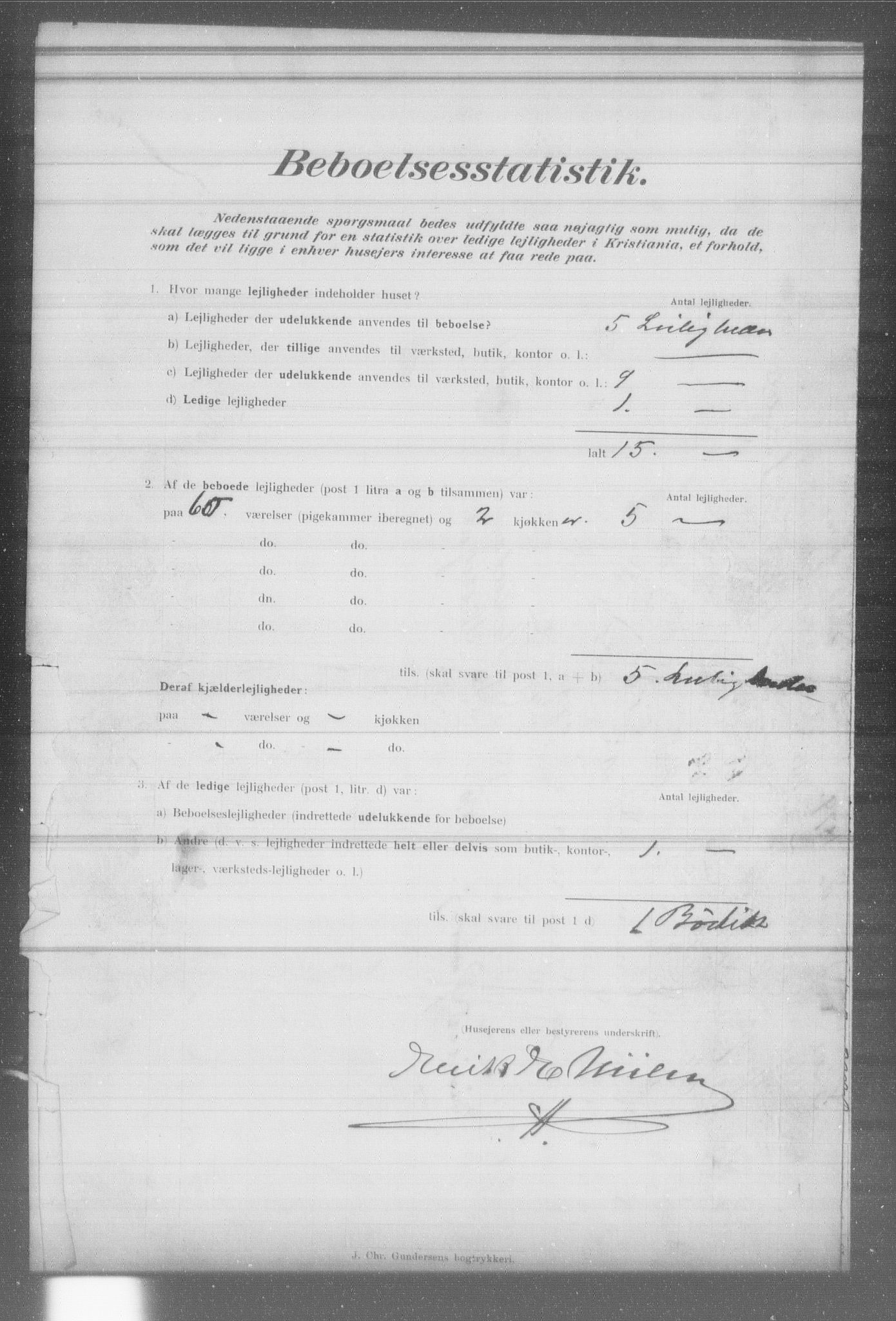 OBA, Municipal Census 1902 for Kristiania, 1902, p. 7692