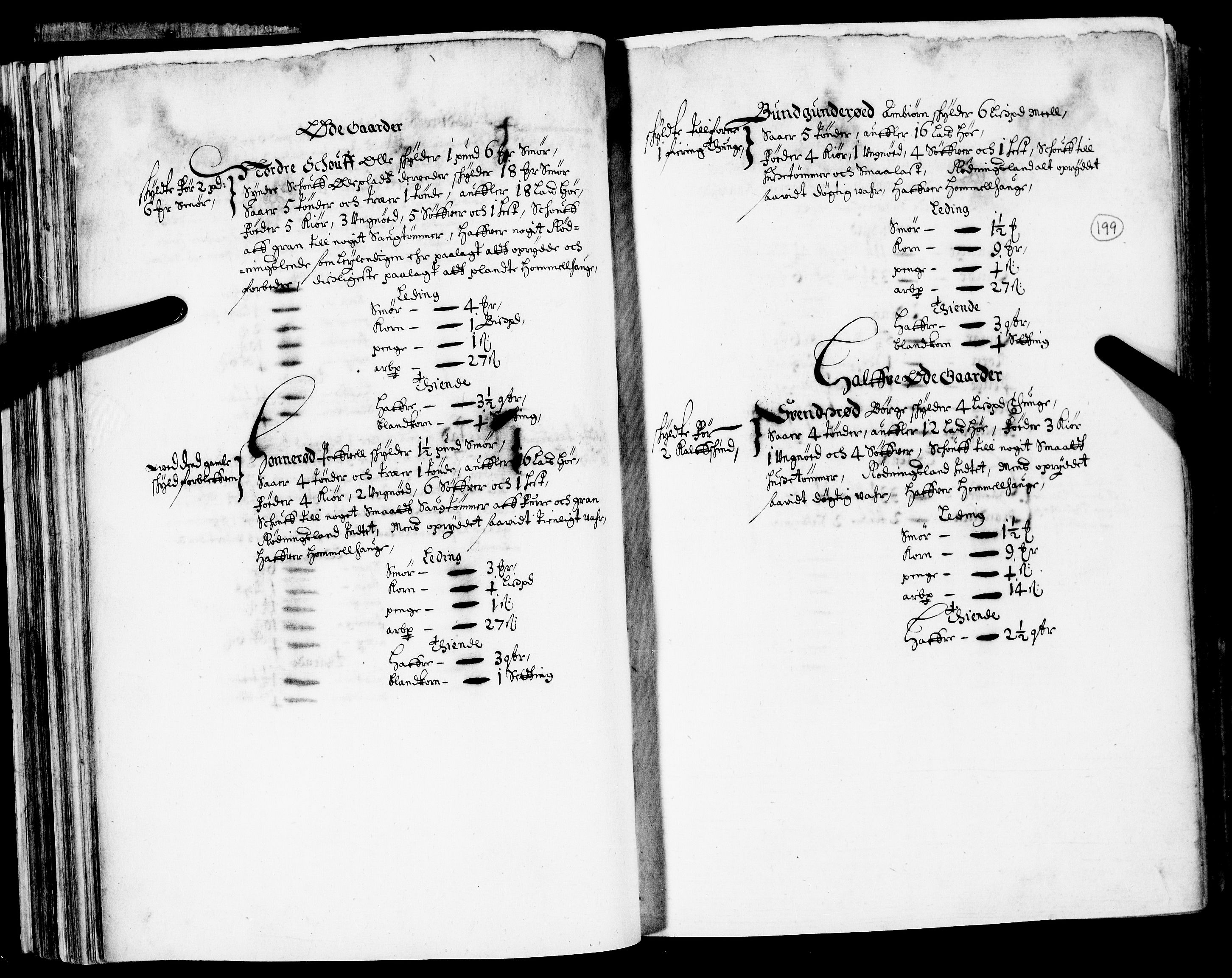 Rentekammeret inntil 1814, Realistisk ordnet avdeling, AV/RA-EA-4070/N/Nb/Nba/L0020: Tønsberg len, 2. del, 1668, p. 198b-199a