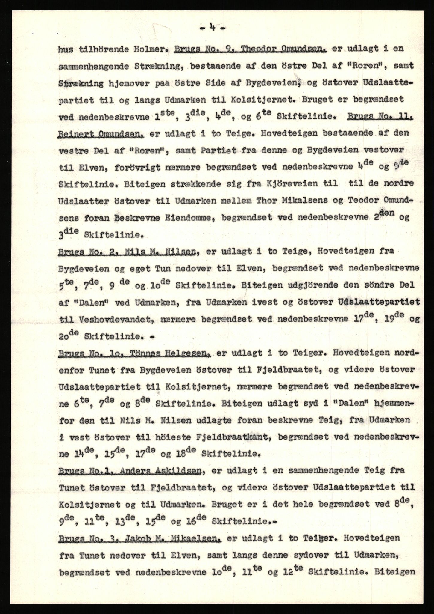 Statsarkivet i Stavanger, SAST/A-101971/03/Y/Yj/L0058: Avskrifter sortert etter gårdsnavn: Meling i Håland - Mjølsnes øvre, 1750-1930, p. 447