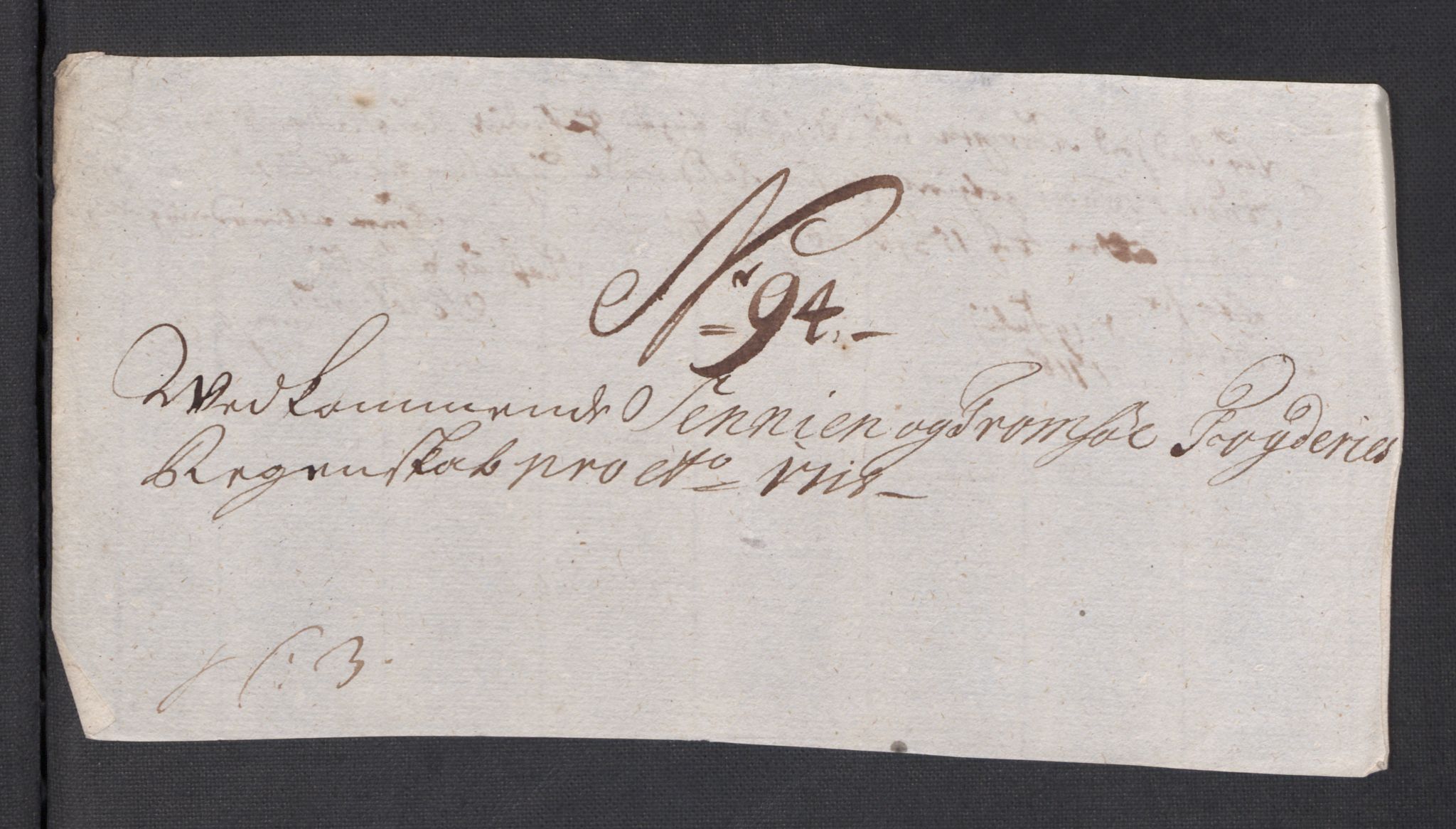 Rentekammeret inntil 1814, Reviderte regnskaper, Fogderegnskap, AV/RA-EA-4092/R68/L4764: Fogderegnskap Senja og Troms, 1718, p. 403