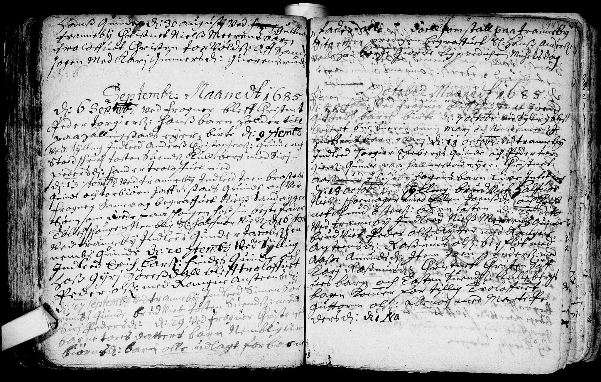 Lier kirkebøker, SAKO/A-230/F/Fa/L0001: Parish register (official) no. I 1, 1672-1701, p. 94