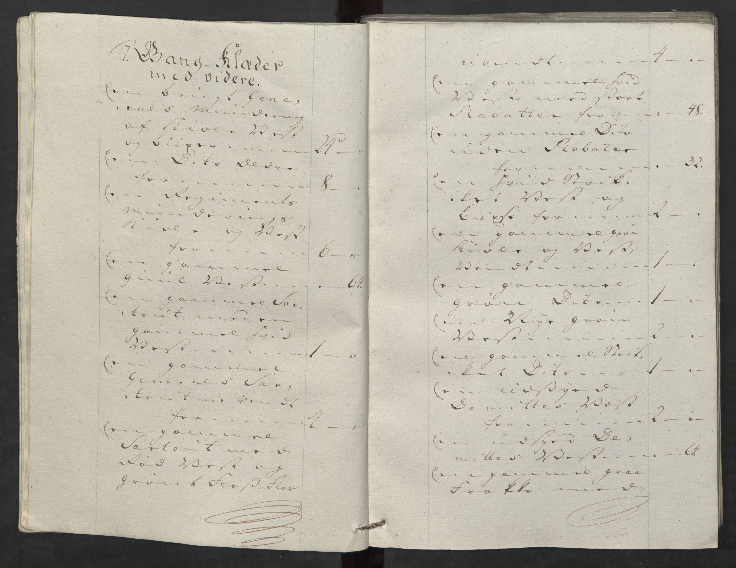 Forsvaret, Generalauditøren, AV/RA-RAFA-1772/F/Fj/Fja/L0029: --, 1709-1825, p. 32