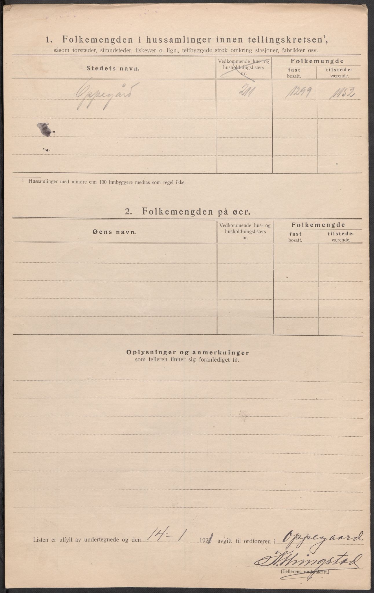 SAO, 1920 census for Oppegård, 1920, p. 17