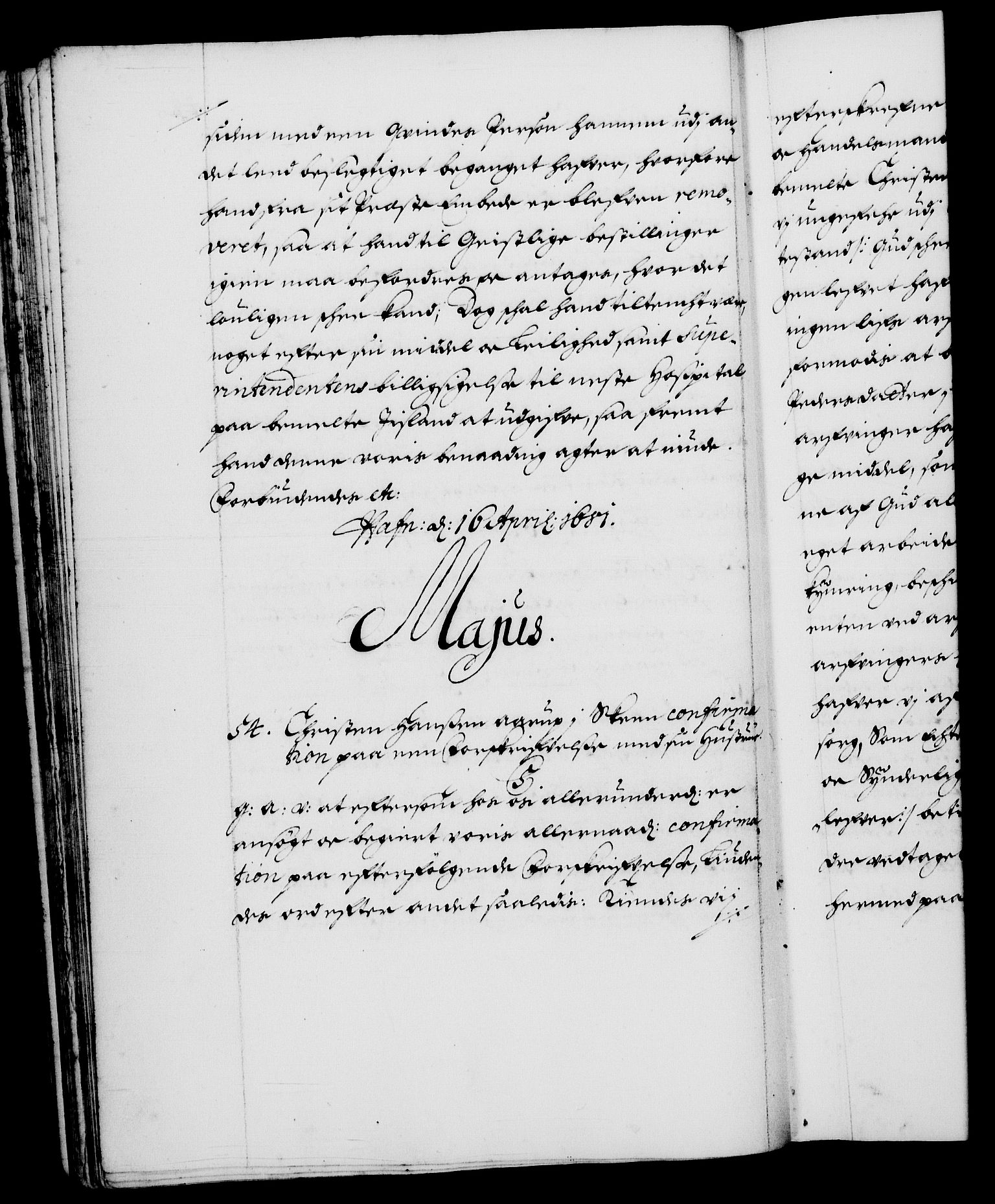 Danske Kanselli 1572-1799, RA/EA-3023/F/Fc/Fca/Fcaa/L0013: Norske registre (mikrofilm), 1681-1684, p. 42b