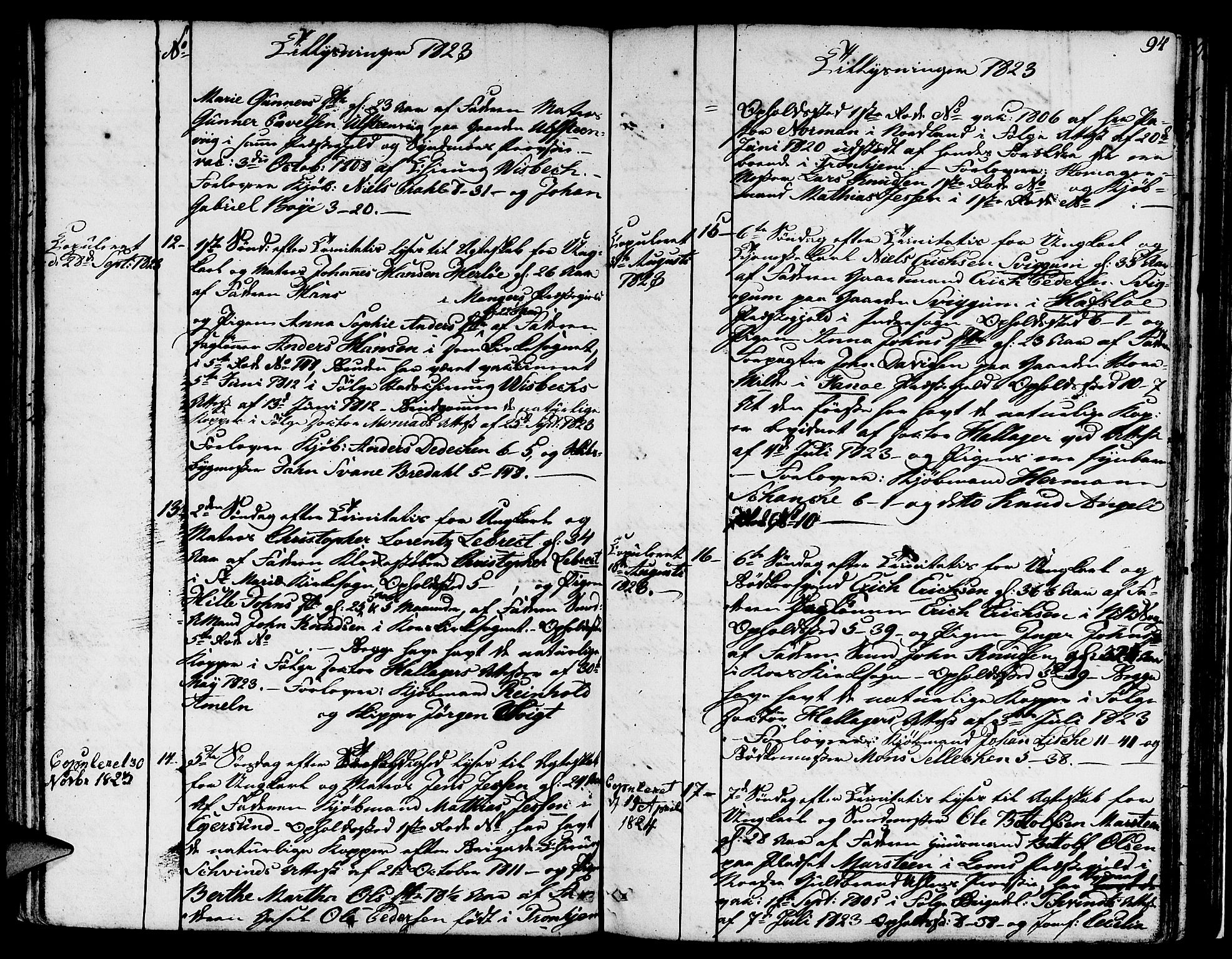 Nykirken Sokneprestembete, AV/SAB-A-77101/H/Hab: Parish register (copy) no. A 2, 1782-1847, p. 94