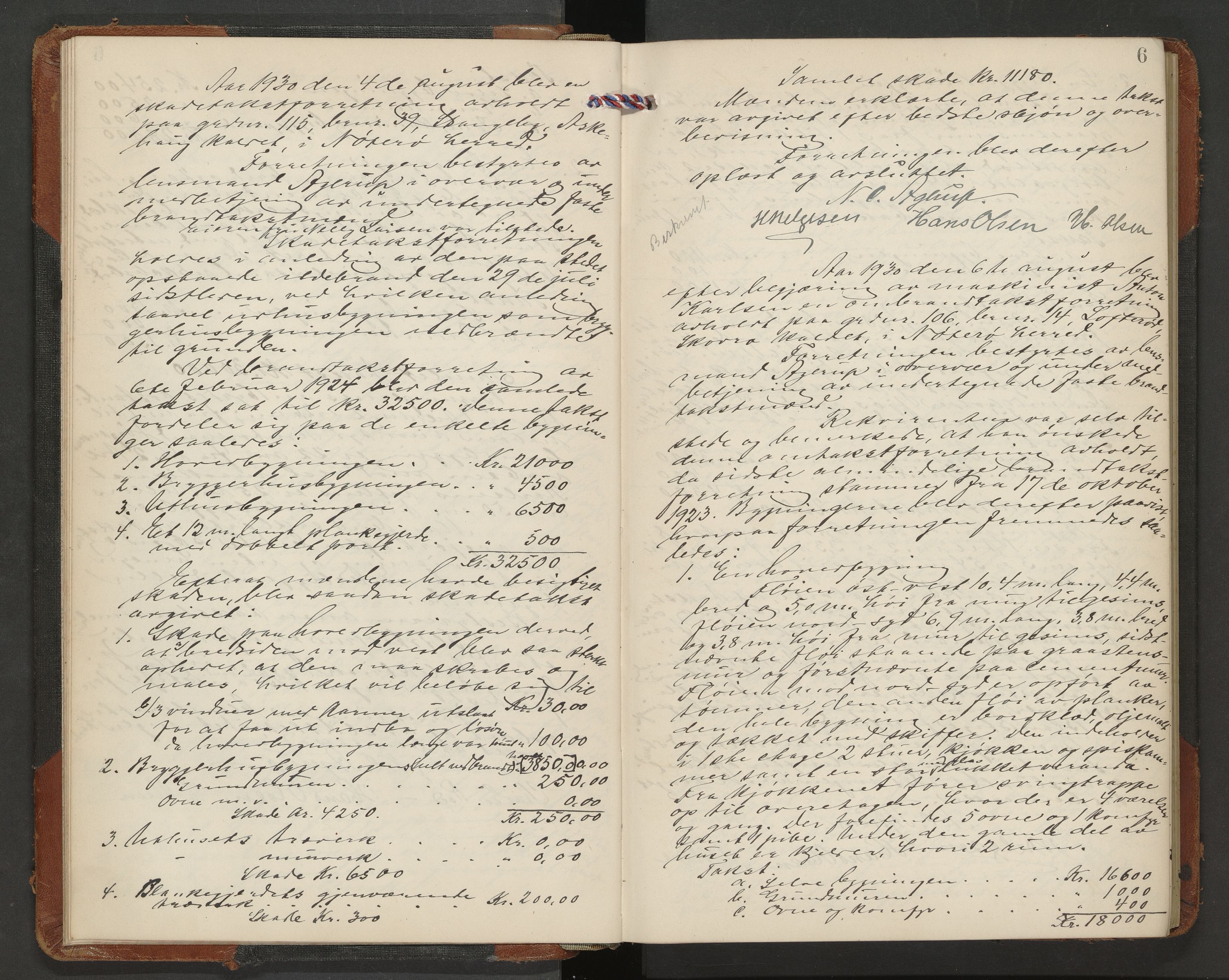Nøtterøy lensmannskontor, AV/SAKO-A-540/Y/Yg/Yga/L0012: Branntakstprotokoll, 1930-1932, p. 5b-6a
