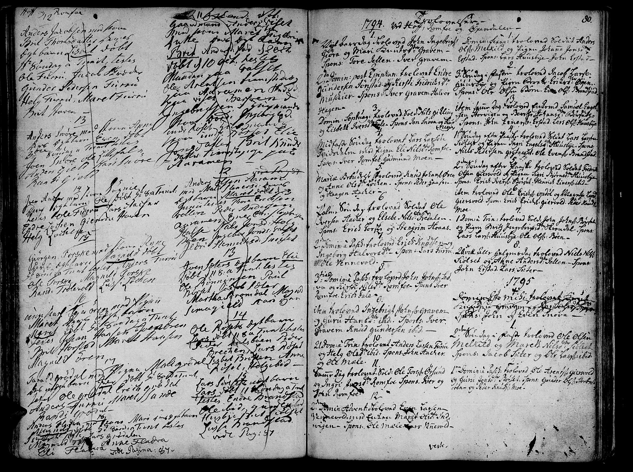 Ministerialprotokoller, klokkerbøker og fødselsregistre - Møre og Romsdal, SAT/A-1454/590/L1008: Parish register (official) no. 590A02, 1794-1820, p. 80