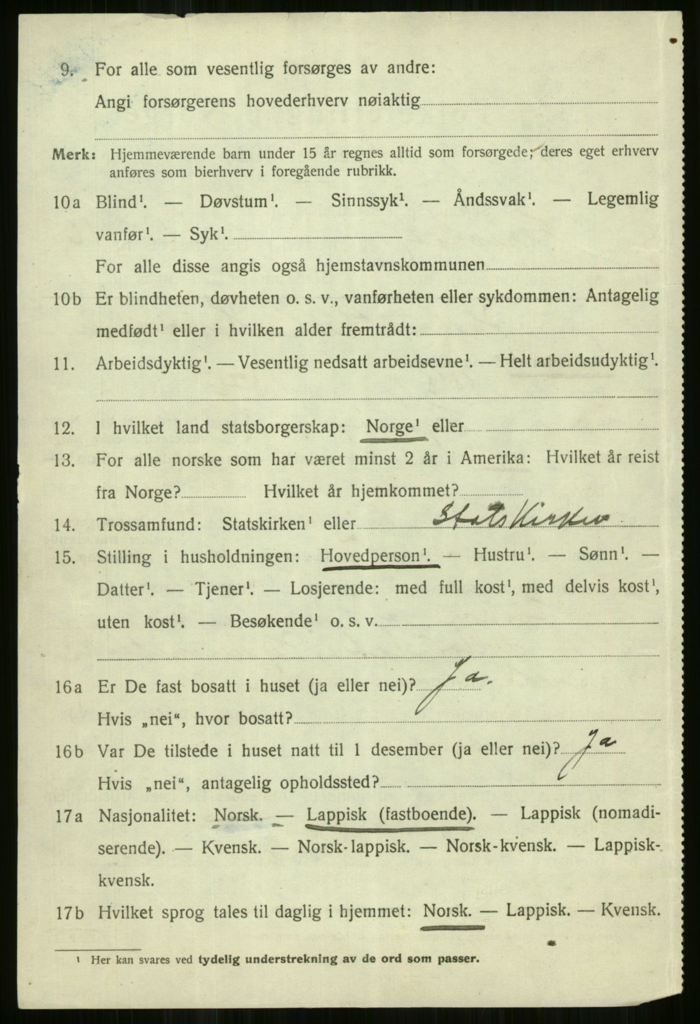 SATØ, 1920 census for Skjervøy, 1920, p. 7564