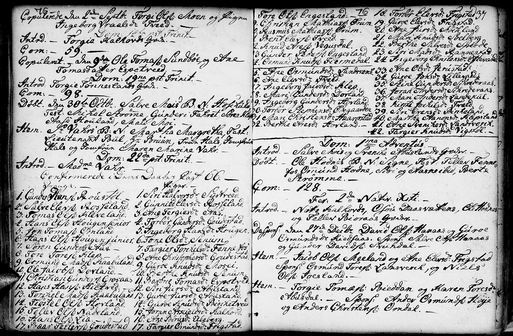 Evje sokneprestkontor, SAK/1111-0008/F/Fa/Fab/L0002: Parish register (official) no. A 2, 1765-1816, p. 37