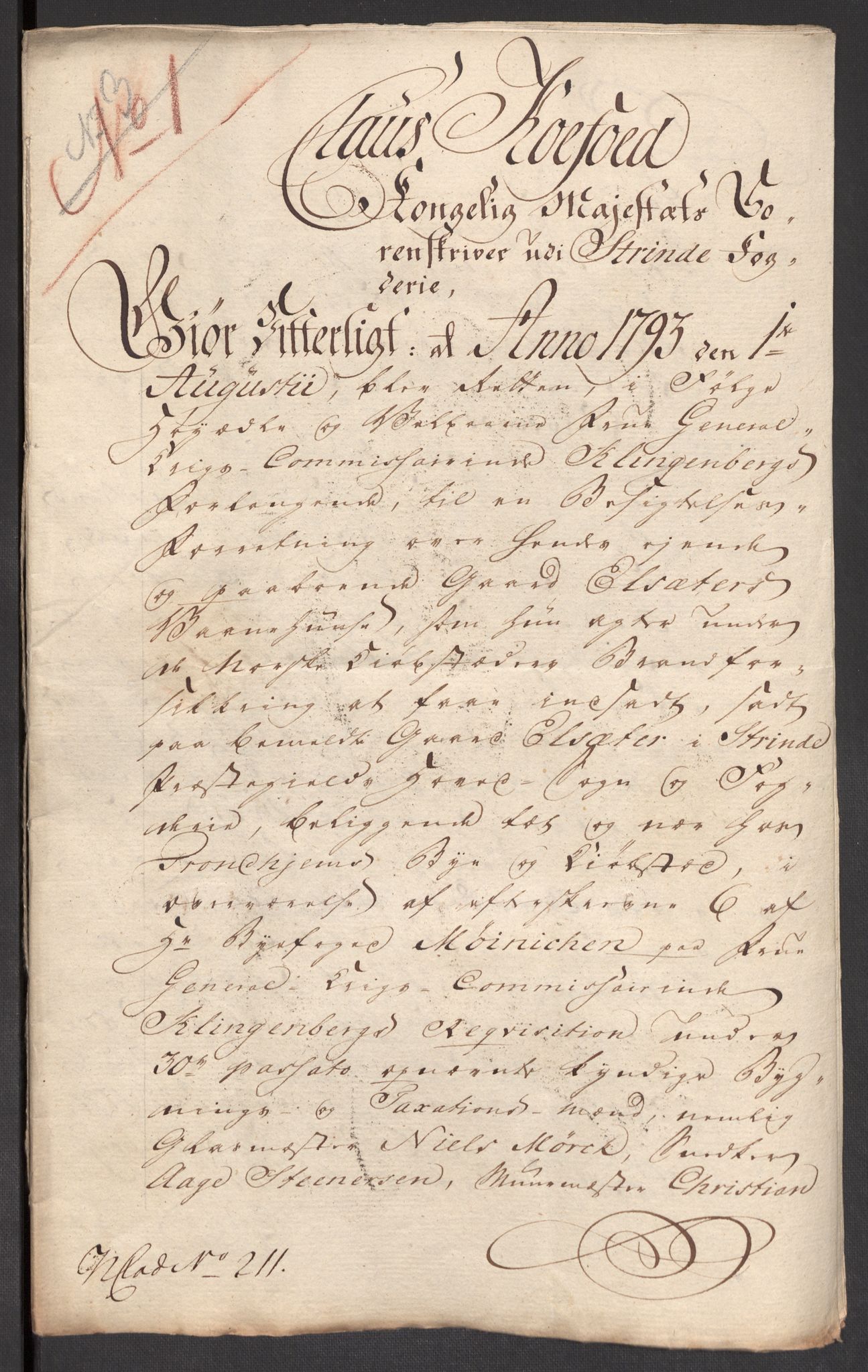 Kommersekollegiet, Brannforsikringskontoret 1767-1814, AV/RA-EA-5458/F/Fb/L0077/0003: Søndre Trondheims amt / Endringer nr. 1-52, Trondheim amt, 1793-1805