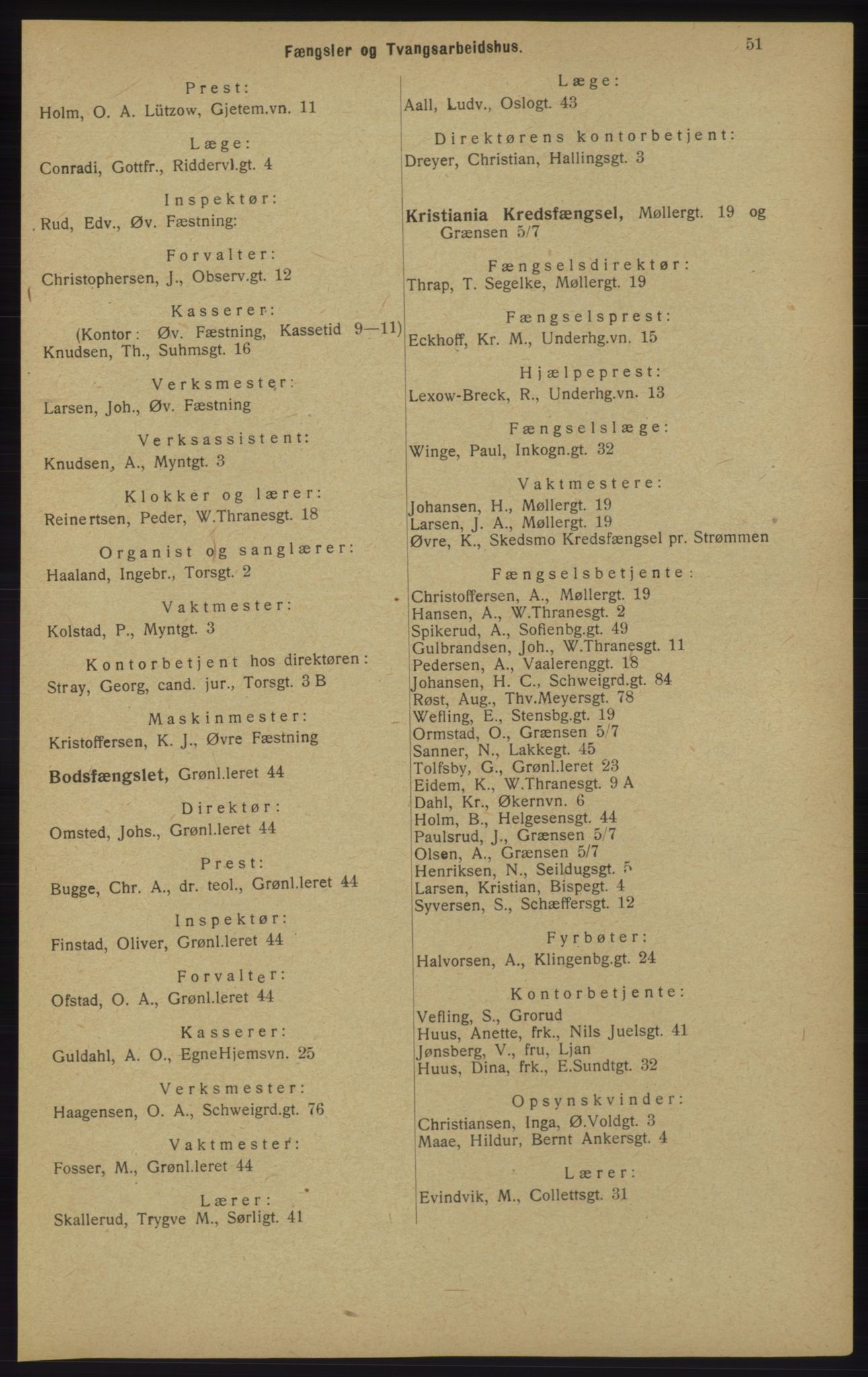 Kristiania/Oslo adressebok, PUBL/-, 1913, p. 53