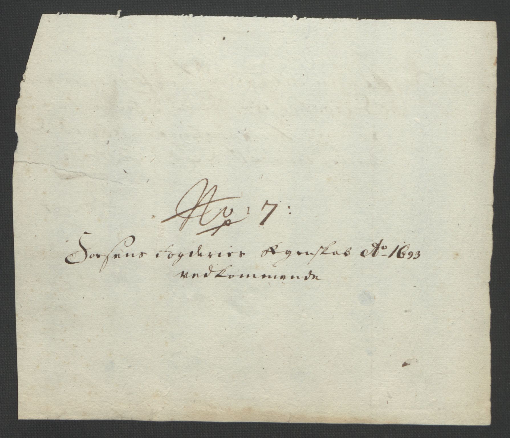 Rentekammeret inntil 1814, Reviderte regnskaper, Fogderegnskap, AV/RA-EA-4092/R57/L3849: Fogderegnskap Fosen, 1692-1693, p. 576