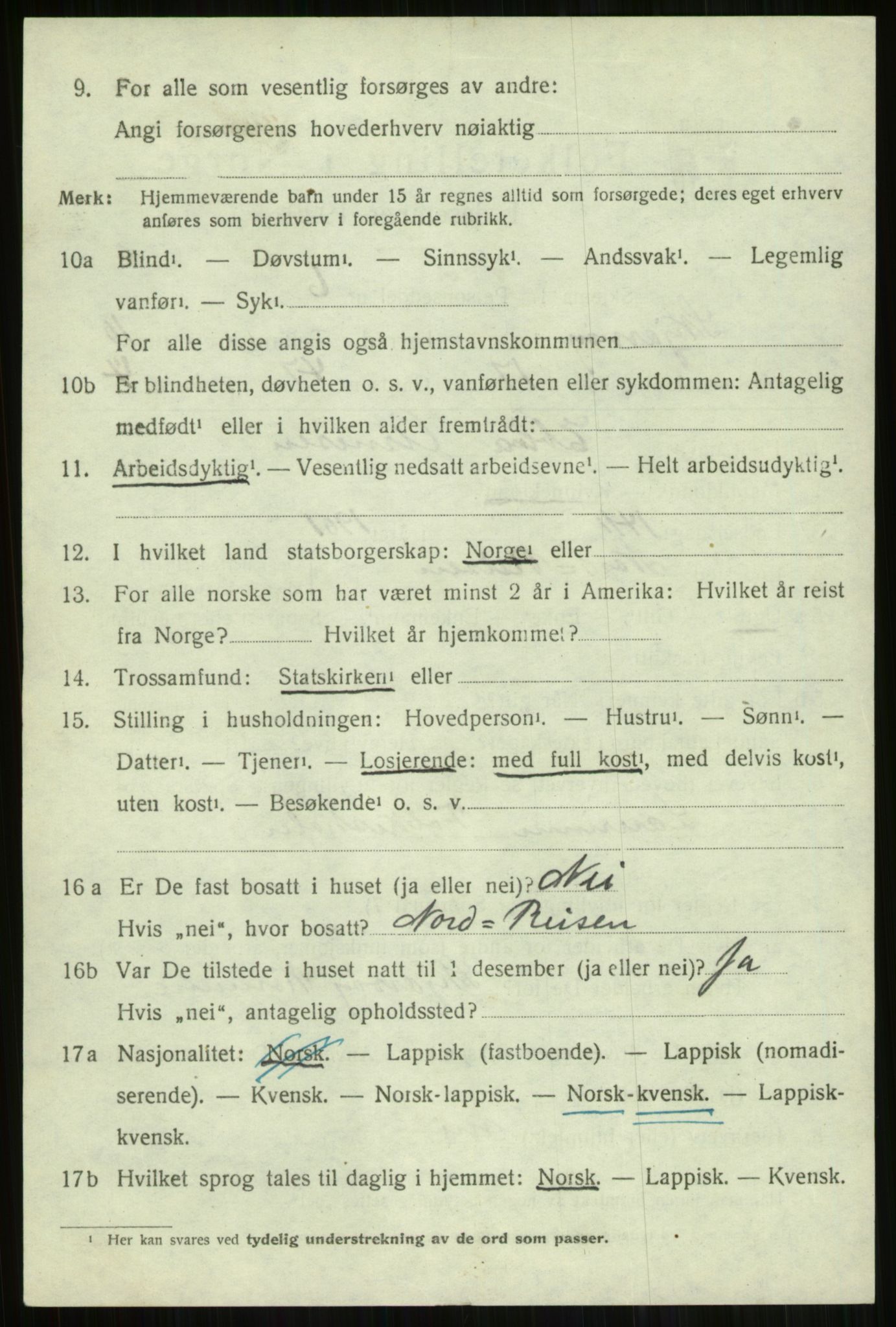 SATØ, 1920 census for Skjervøy, 1920, p. 5598