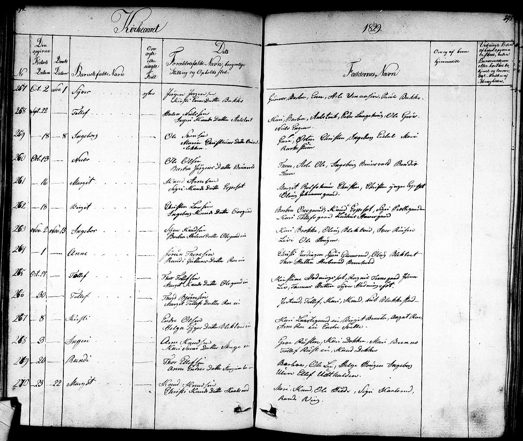 Nes kirkebøker, AV/SAKO-A-236/F/Fa/L0008: Parish register (official) no. 8, 1824-1834, p. 294-295