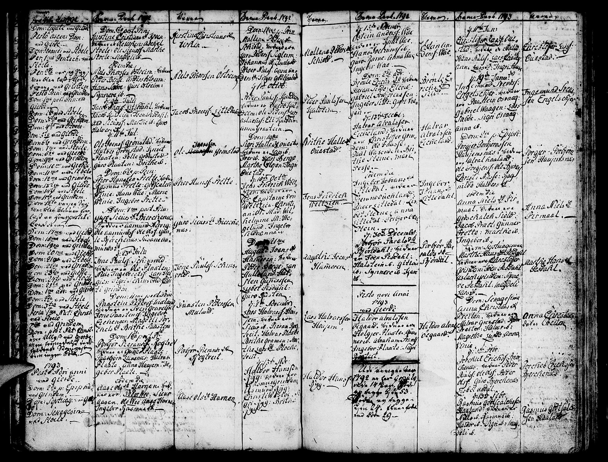 Etne sokneprestembete, SAB/A-75001/H/Haa: Parish register (official) no. A 4, 1782-1807, p. 22
