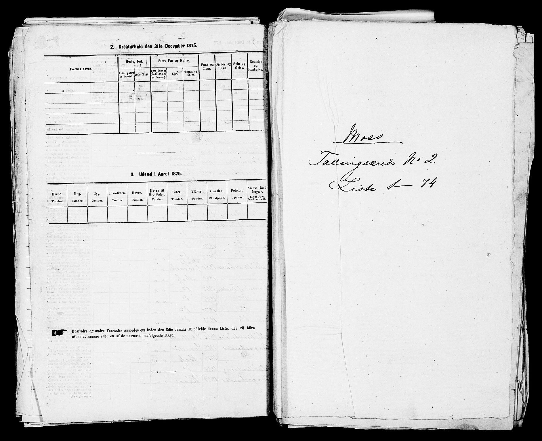 RA, 1875 census for 0104B Moss/Moss, 1875, p. 224