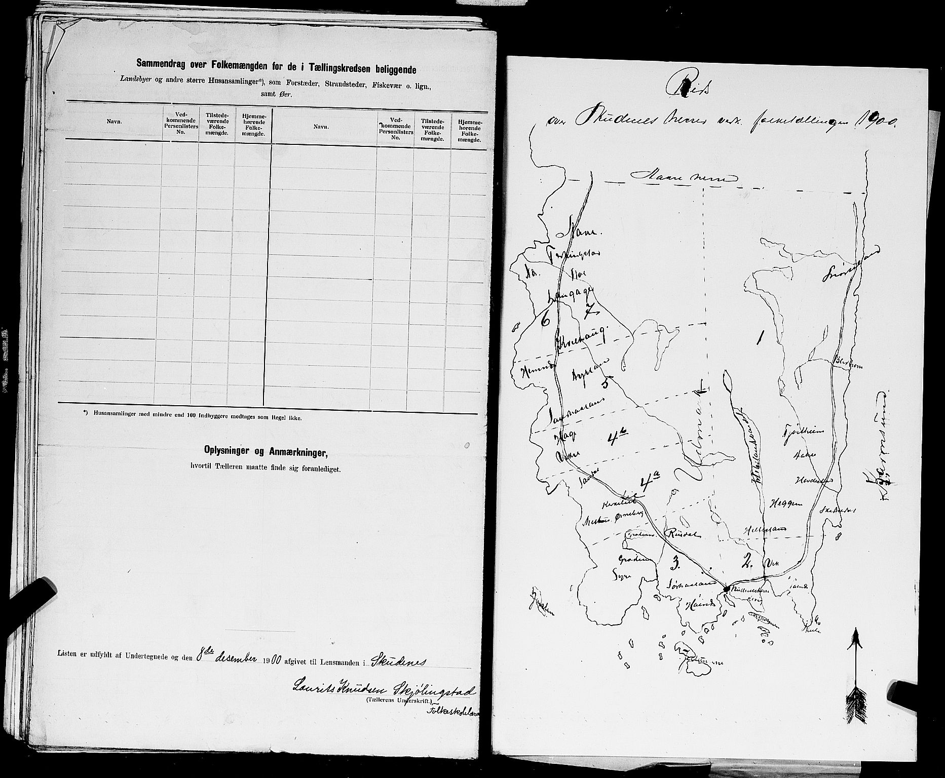 SAST, 1900 census for Skudenes, 1900, p. 29