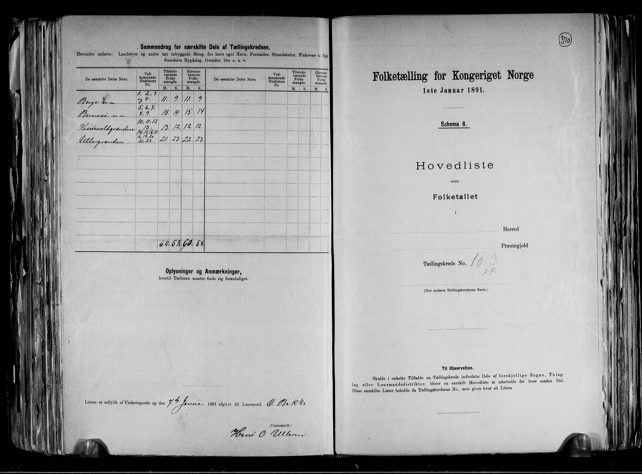 RA, 1891 census for 0826 Tinn, 1891, p. 24