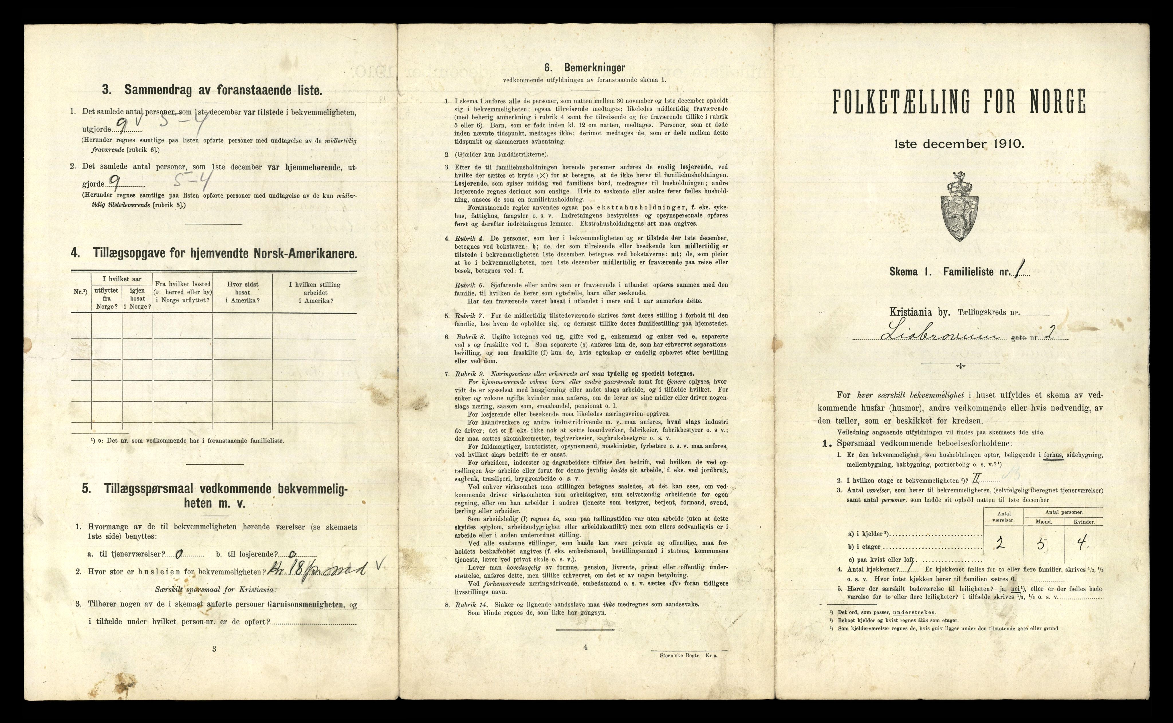 RA, 1910 census for Kristiania, 1910, p. 55791