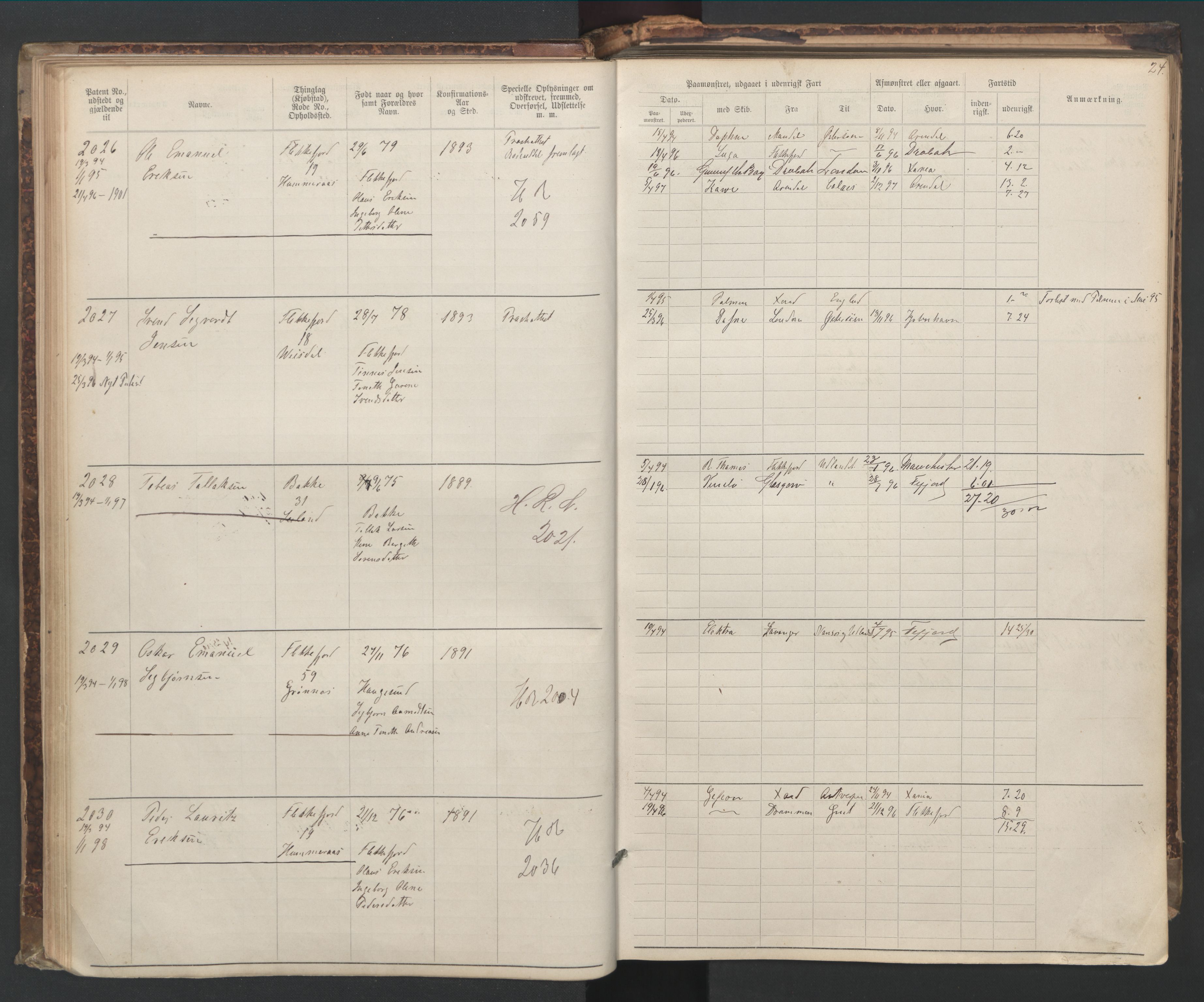 Flekkefjord mønstringskrets, AV/SAK-2031-0018/F/Fa/L0006: Annotasjonsrulle nr 1916-2964 med register, Æ-3, 1891-1948, p. 53
