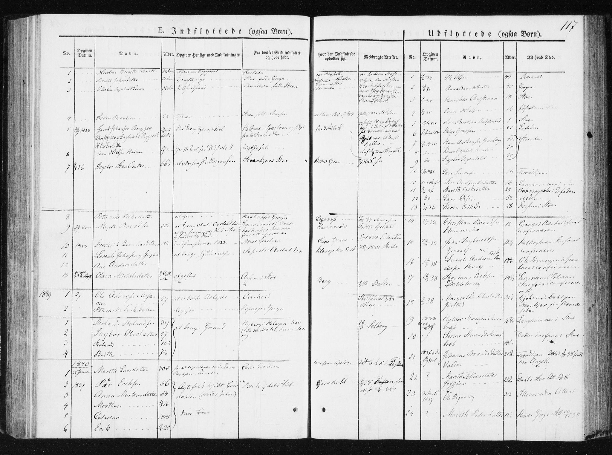 Ministerialprotokoller, klokkerbøker og fødselsregistre - Nord-Trøndelag, AV/SAT-A-1458/749/L0470: Parish register (official) no. 749A04, 1834-1853, p. 117